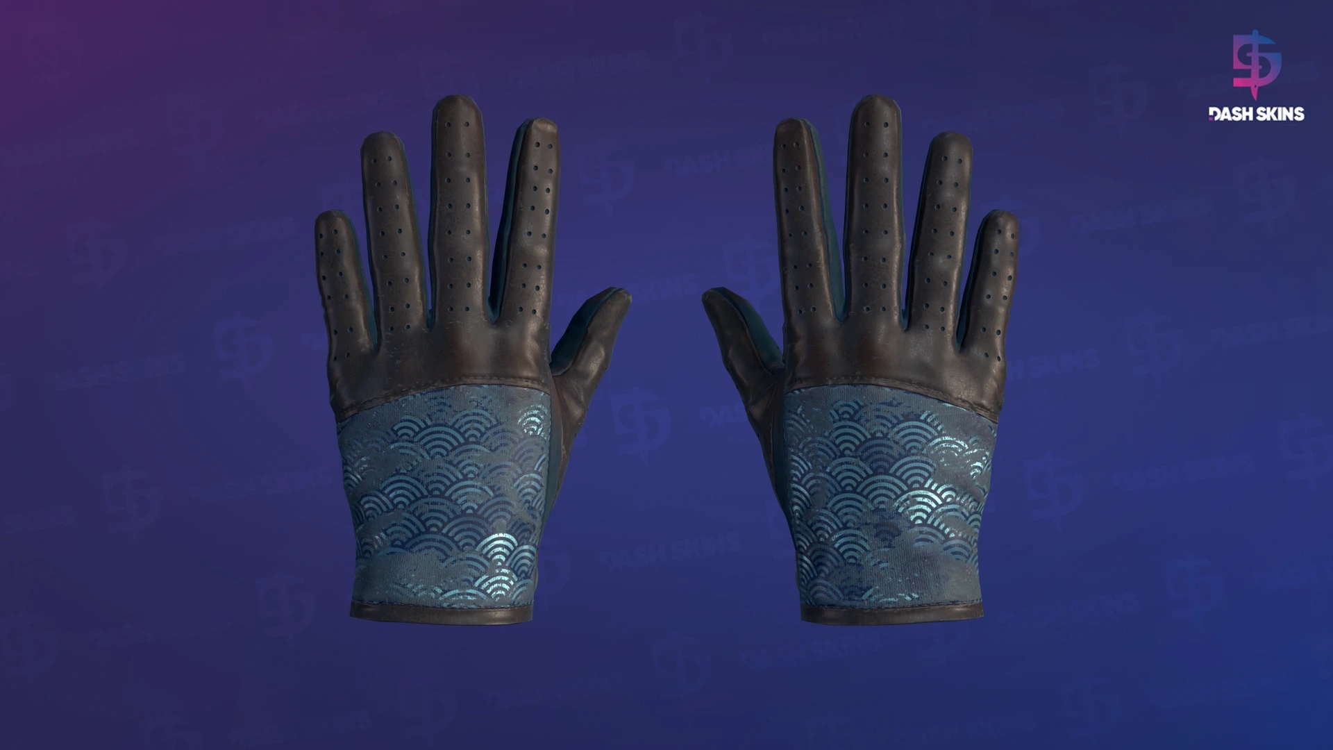 ★ Driver Gloves | Seigaiha (Battle-Scarred) Screenshot Playside