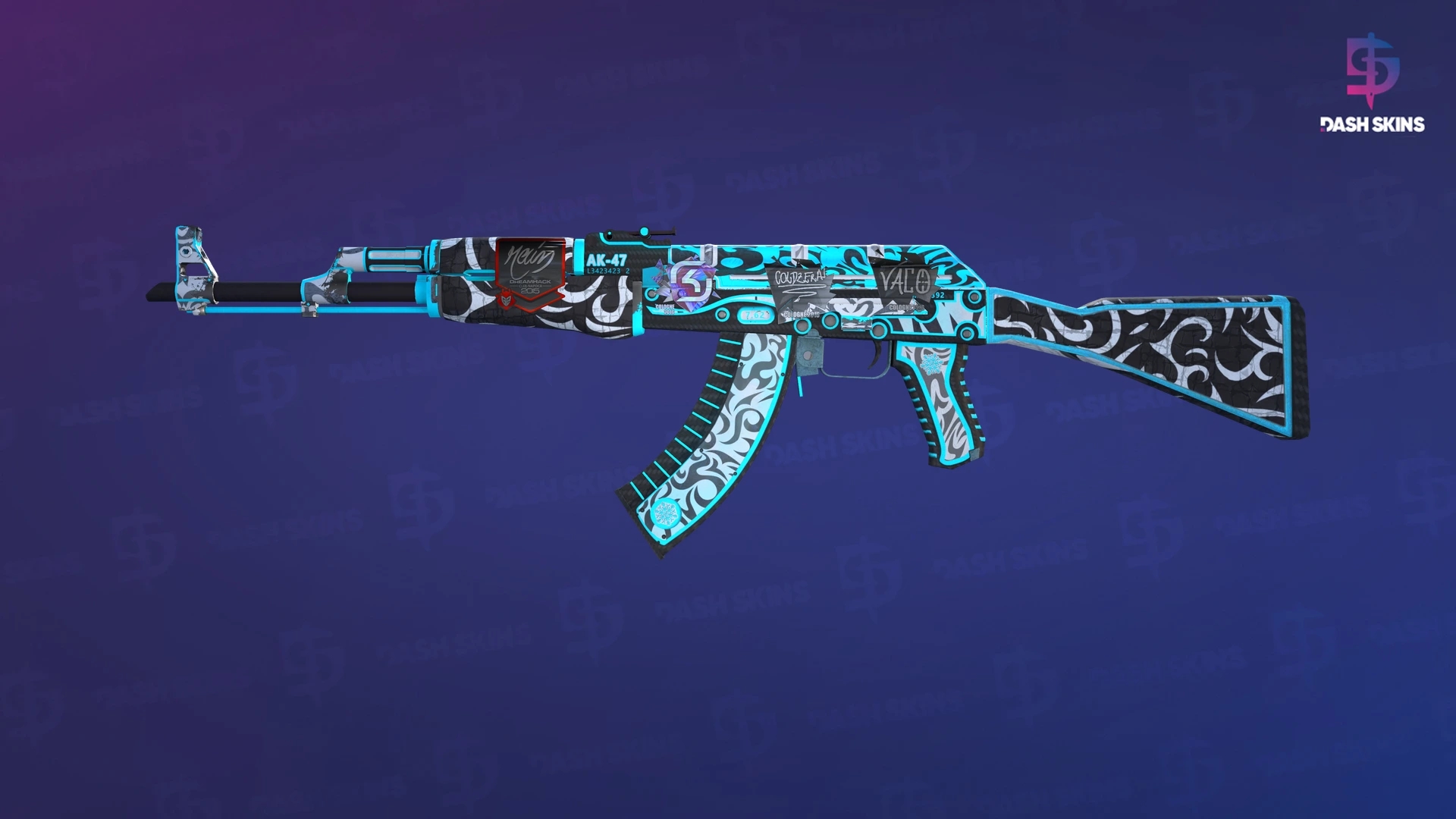 AK-47 | Frontside Misty (Minimal Wear) Screenshot Playside