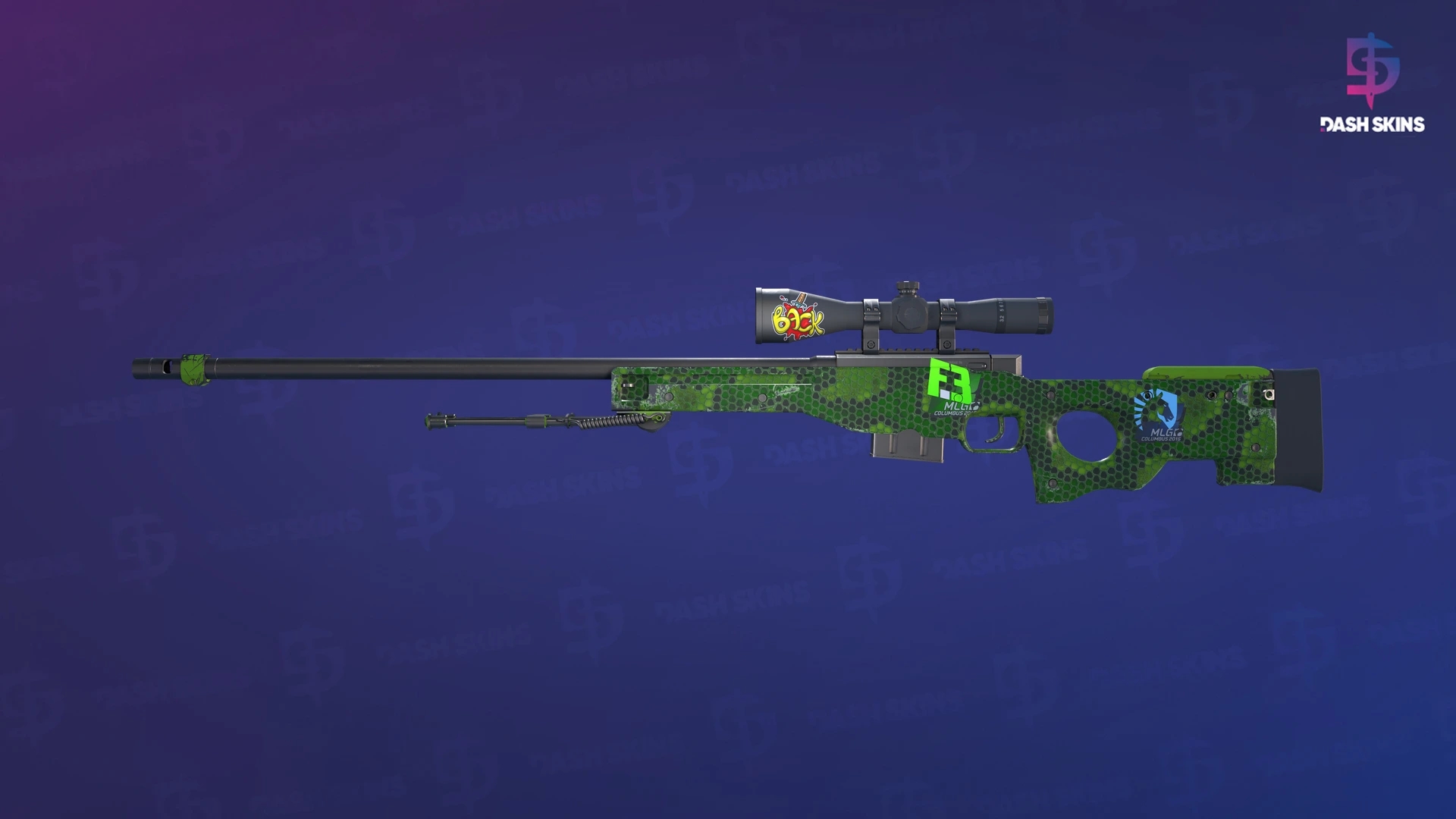 AWP | Pit Viper (Minimal Wear) Screenshot Playside