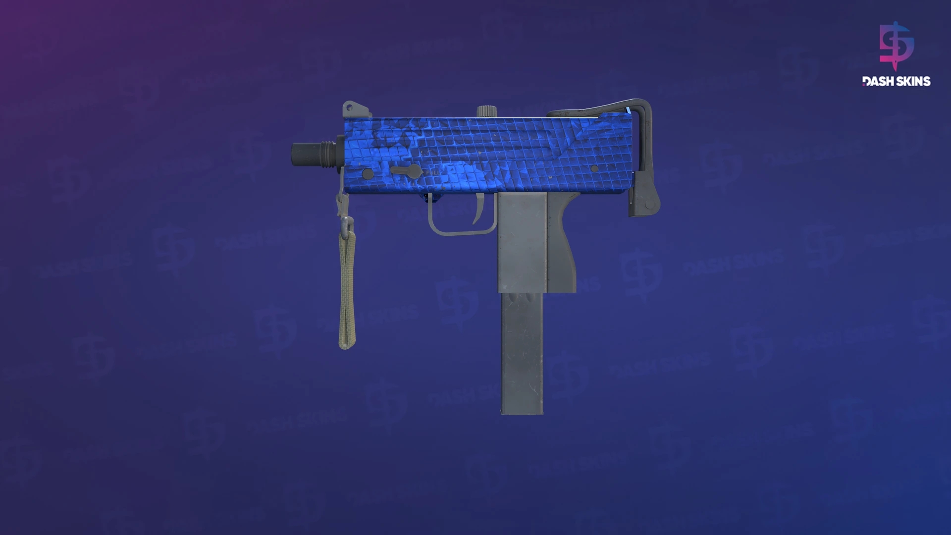 MAC-10 | Lapis Gator (Field-Tested) Screenshot Playside