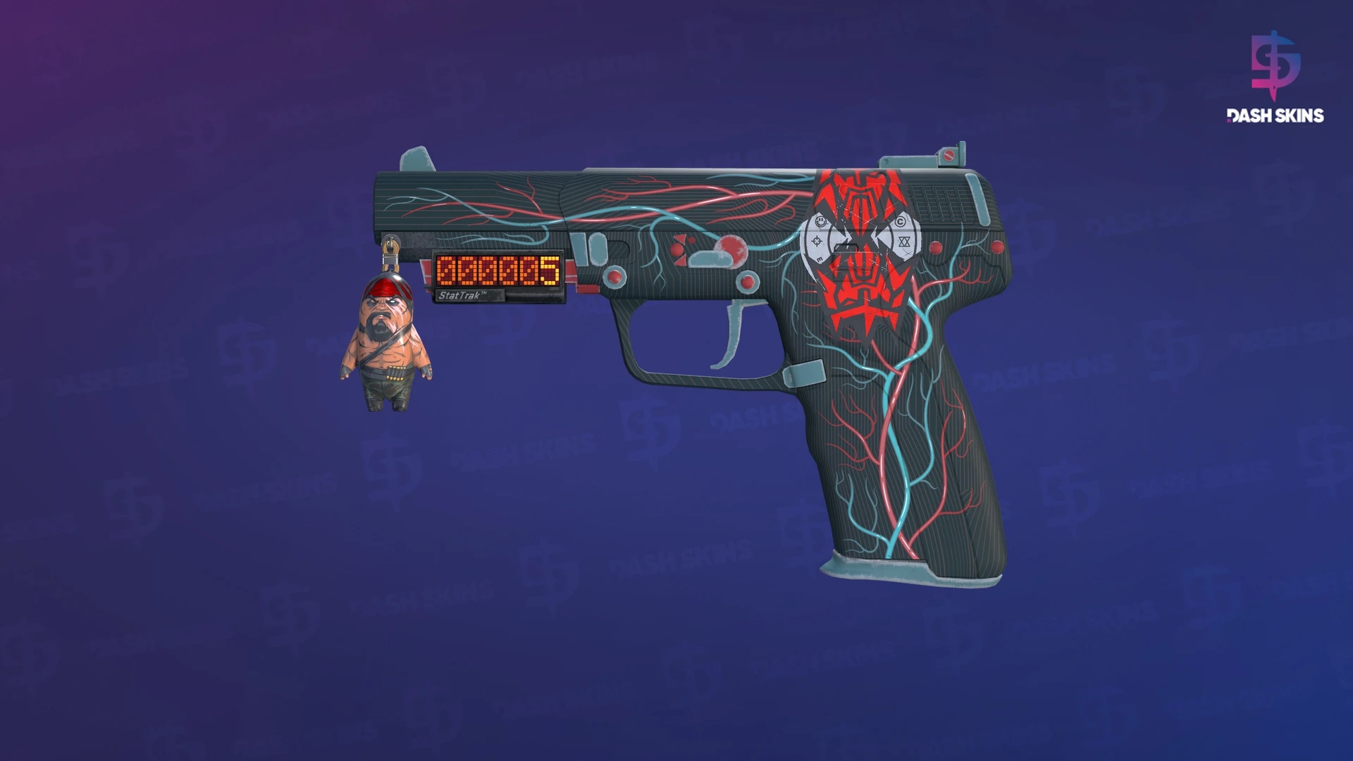 StatTrak™ Five-SeveN | Capillary (Field-Tested) Screenshot Playside