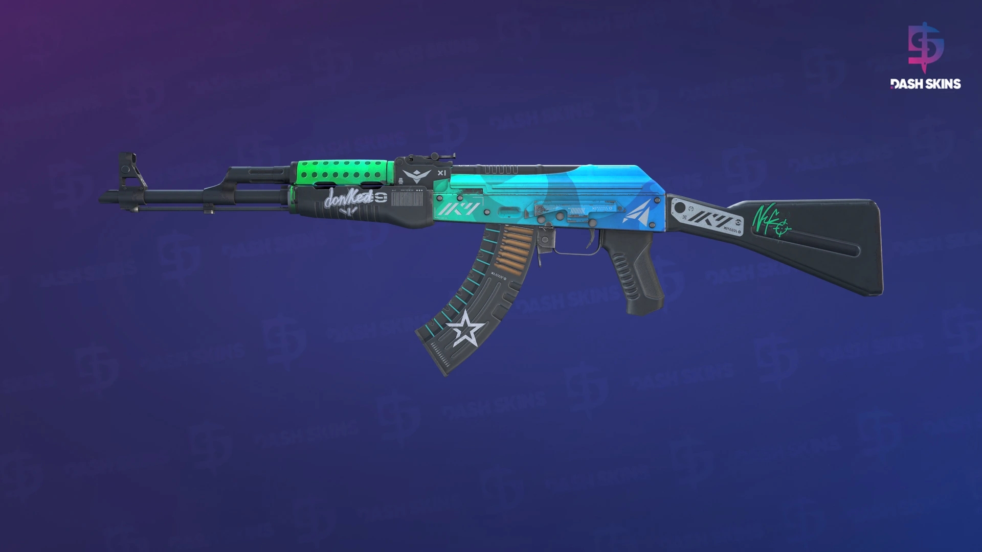 AK-47 | Ice Coaled (Field-Tested) Screenshot Playside