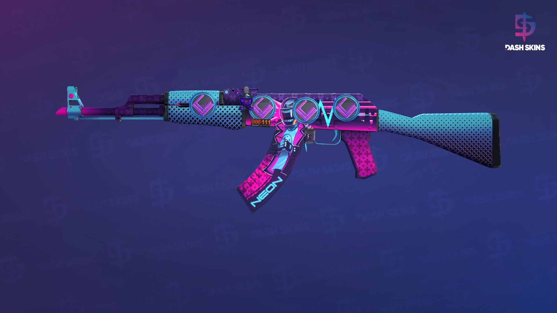 StatTrak™ AK-47 | Neon Rider (Factory New) Screenshot Playside
