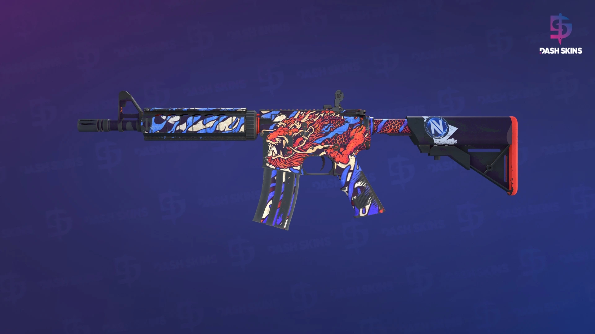 M4A4 | 龍王 (Dragon King) (Field-Tested) Screenshot Playside