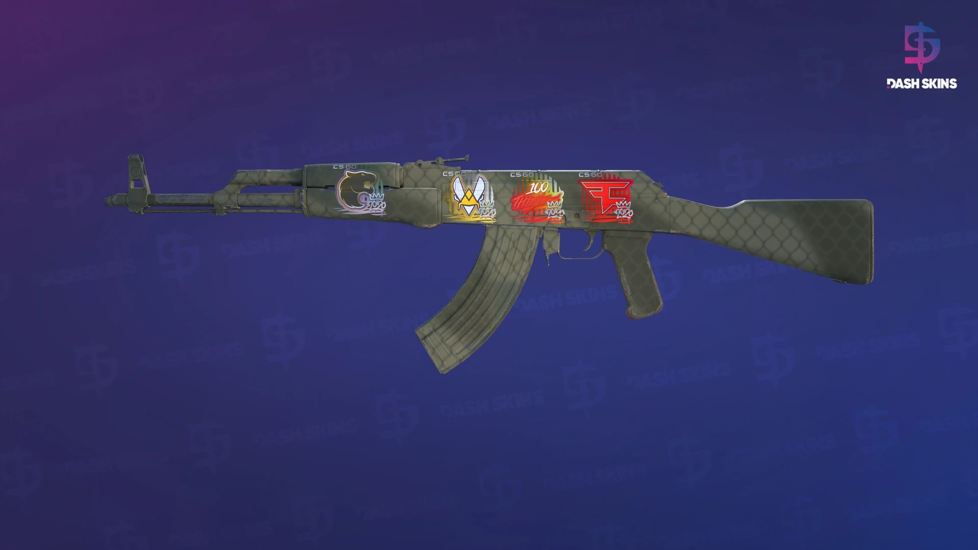 AK-47 | Safari Mesh (Minimal Wear) Screenshot Playside