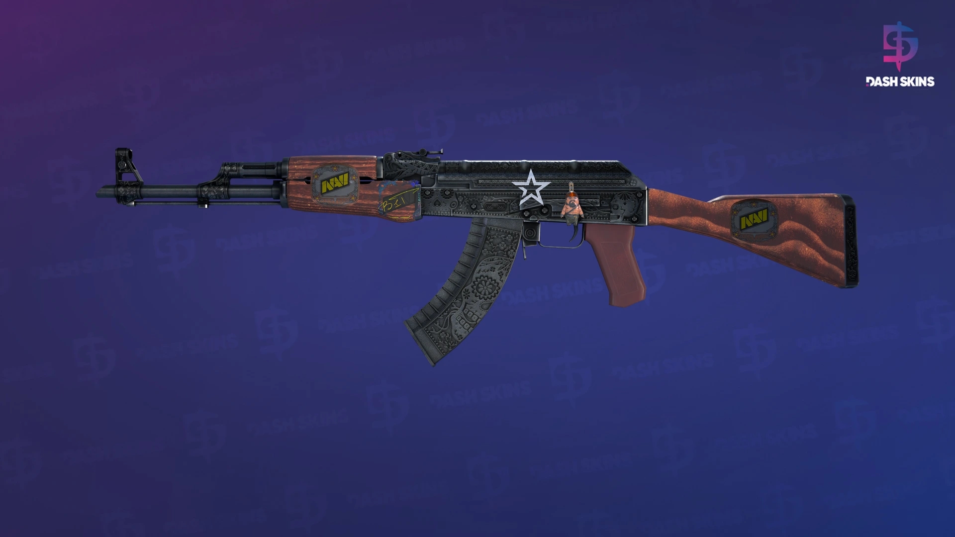 AK-47 | Cartel (Well-Worn) Screenshot Playside