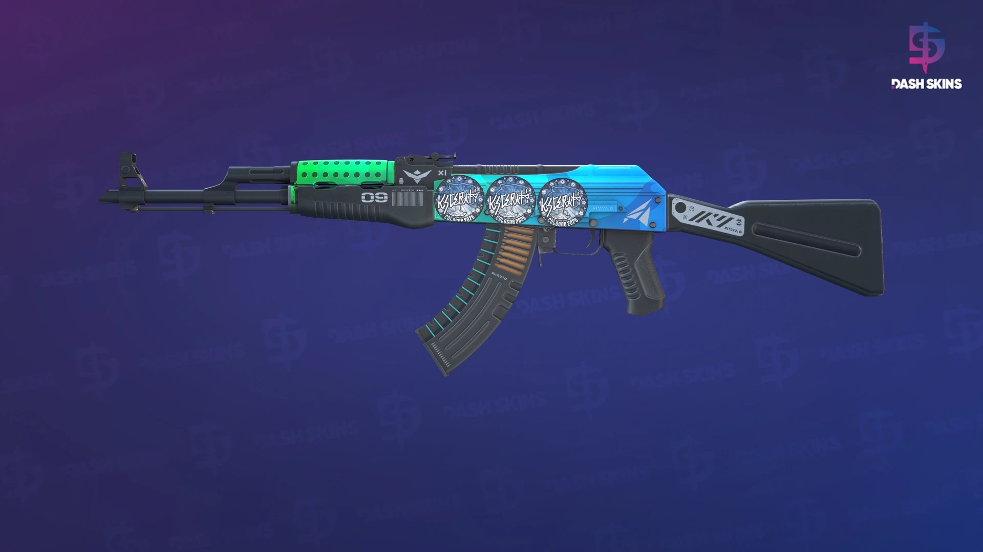 AK-47 | Ice Coaled (Factory New) Screenshot Playside