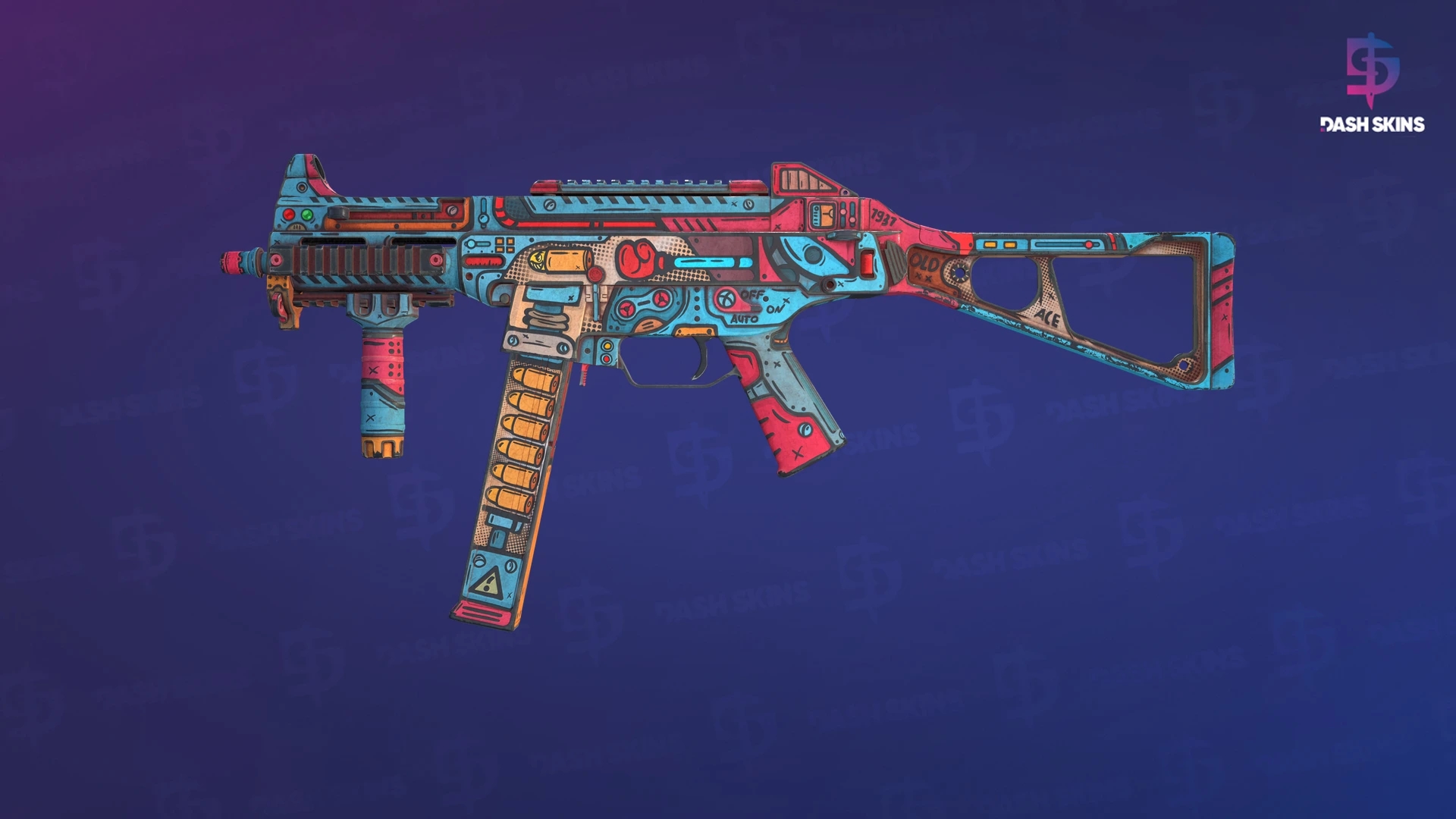 UMP-45 | K.O. Factory (Field-Tested) Screenshot Playside