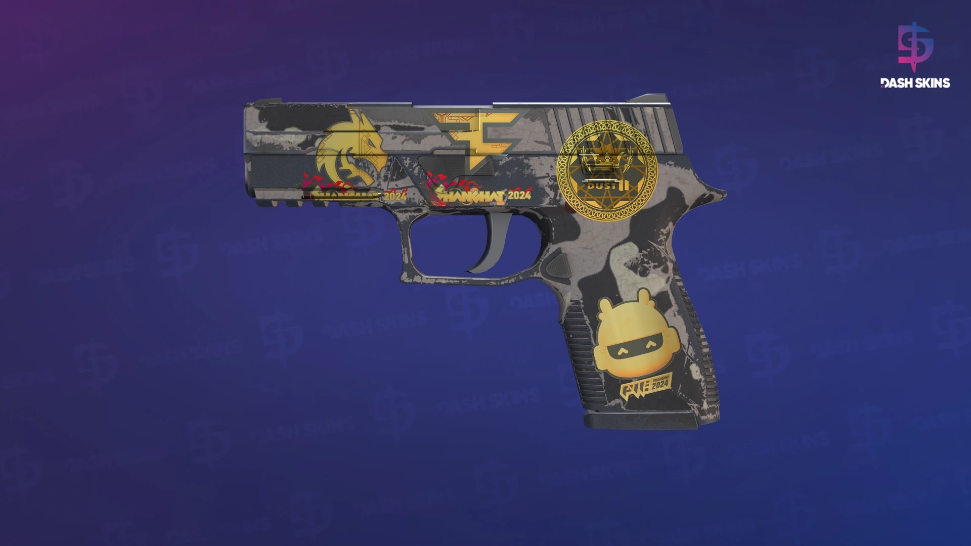 Souvenir P250 | Black & Tan (Well-Worn) Screenshot Playside