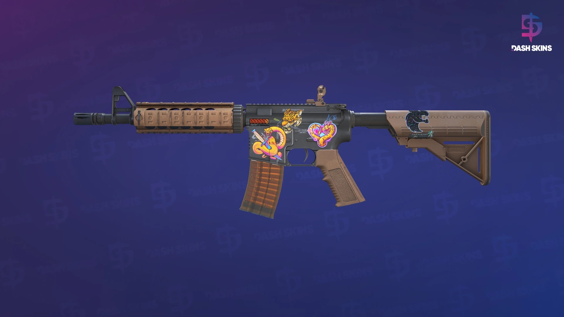 StatTrak™ M4A4 | Poly Mag (Minimal Wear) Screenshot Playside