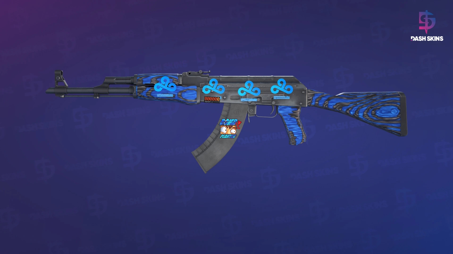 StatTrak™ AK-47 | Blue Laminate (Factory New) Screenshot Playside