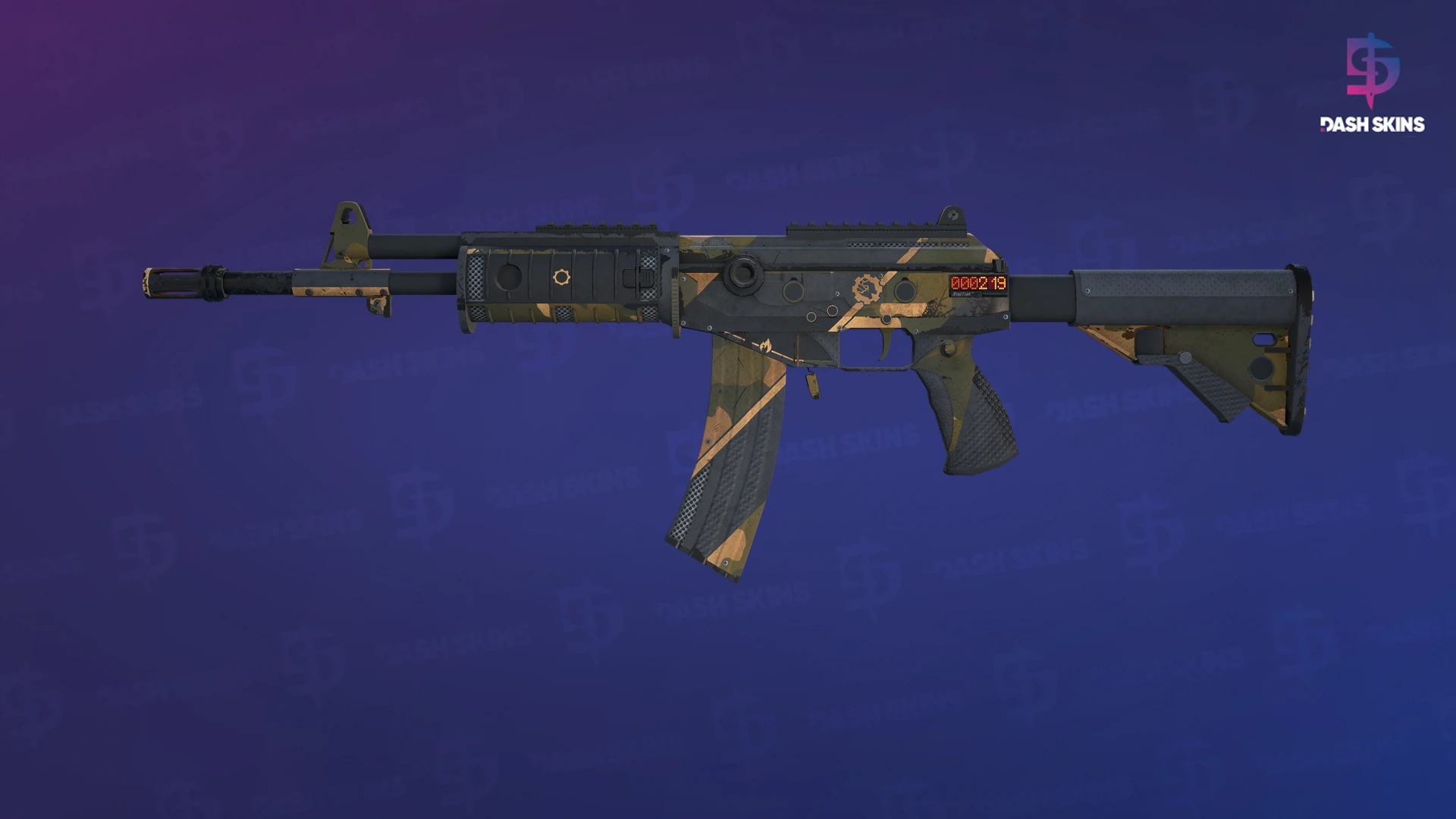 StatTrak™ Galil AR | Black Sand (Battle-Scarred) Screenshot Playside