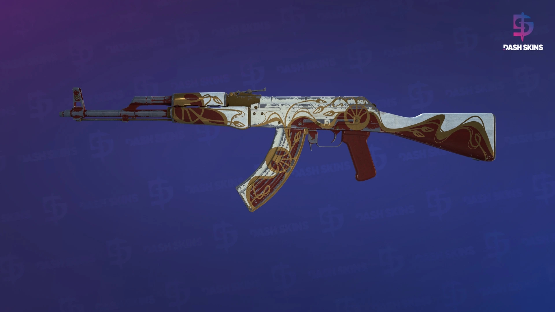 AK-47 | Nouveau Rouge (Well-Worn) Screenshot Playside