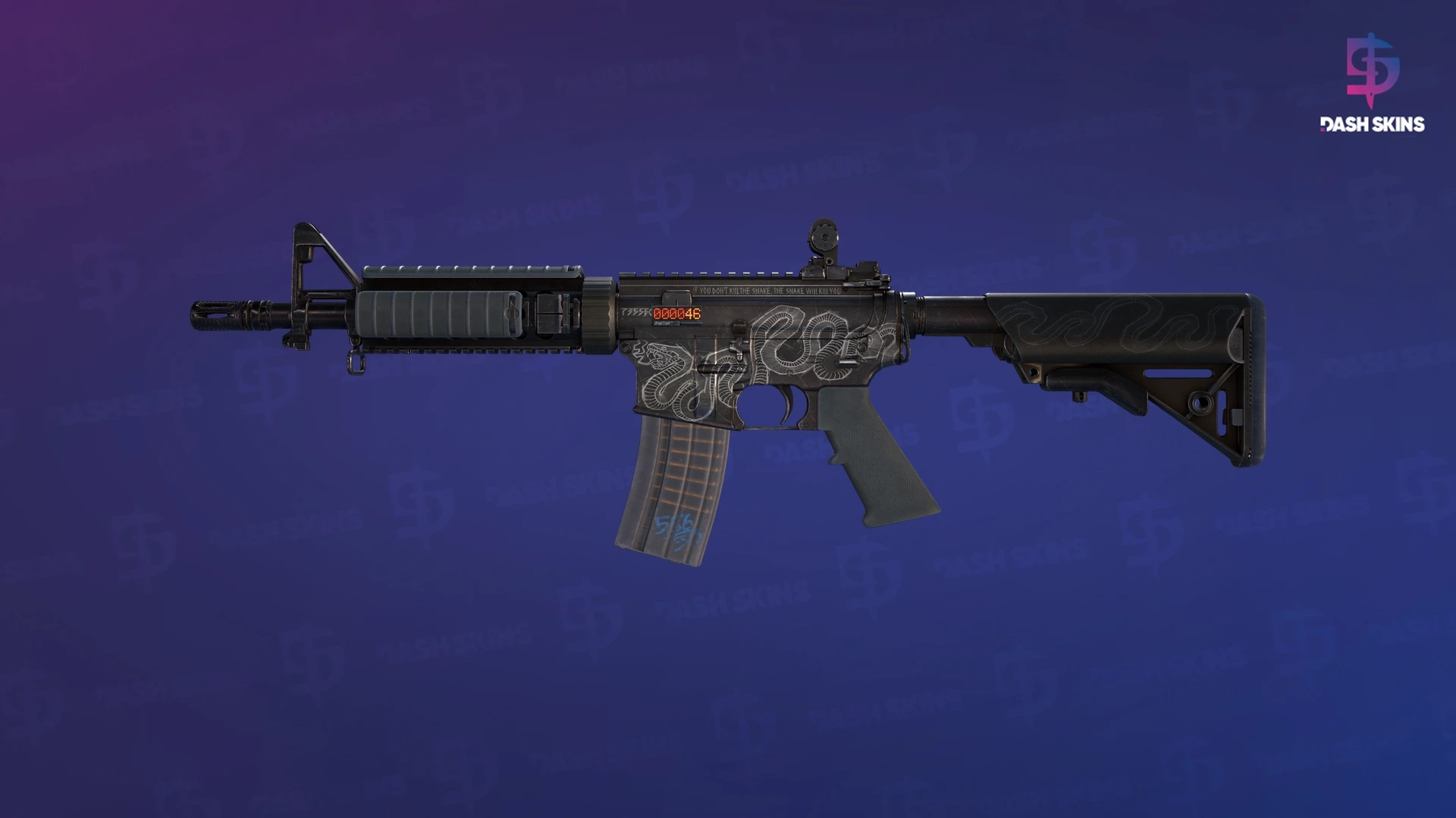 StatTrak™ M4A4 | Etch Lord (Field-Tested) Screenshot Playside