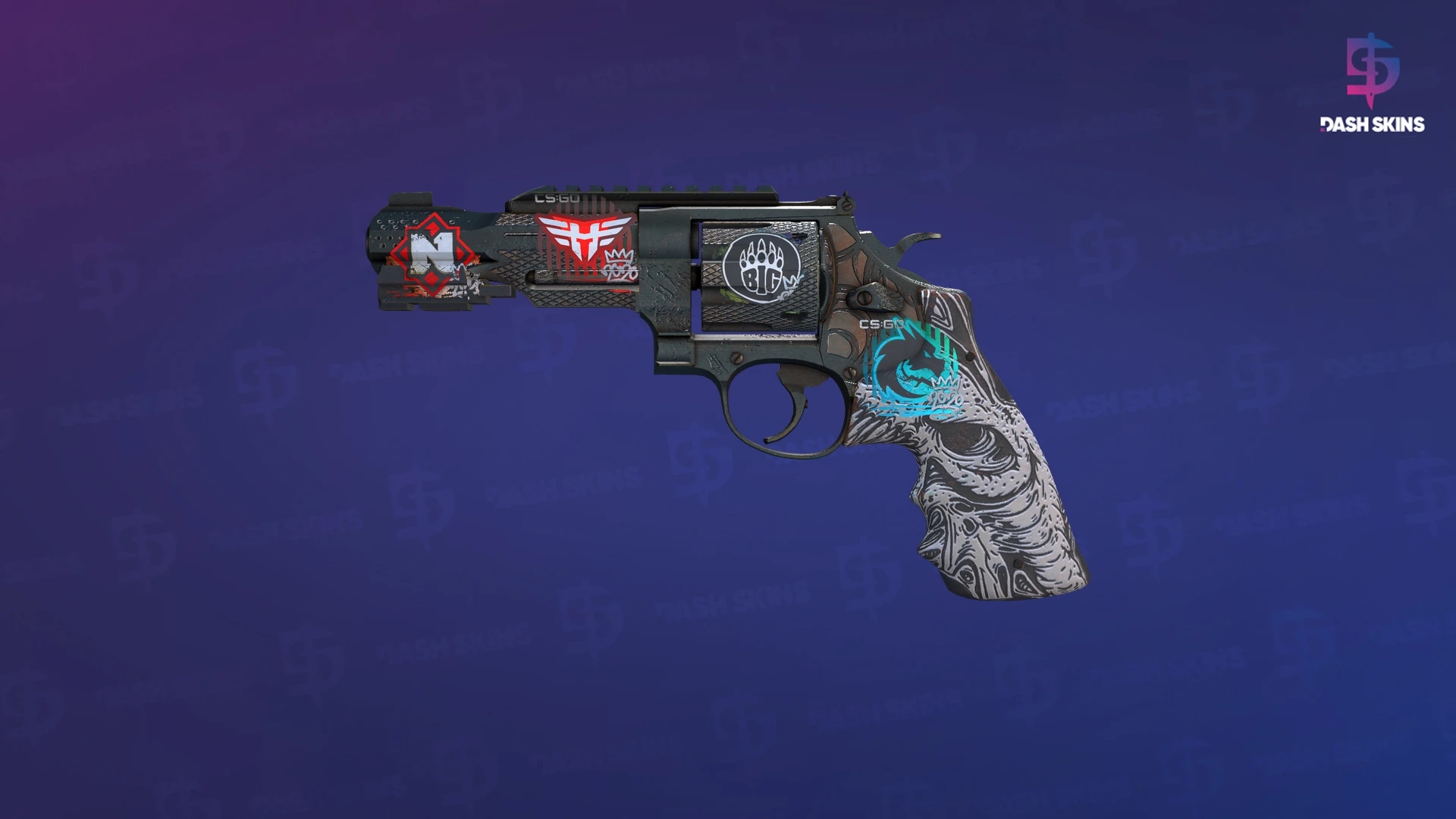 R8 Revolver | Bone Forged (Field-Tested) Screenshot Playside