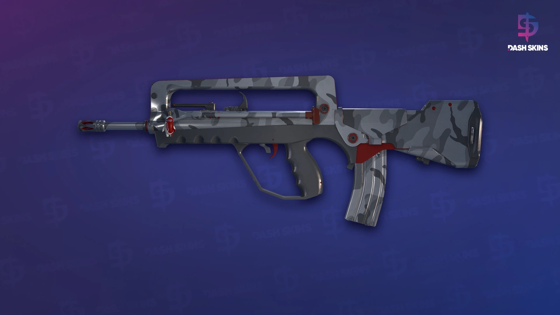 FAMAS | Grey Ghost (Factory New) Screenshot Playside