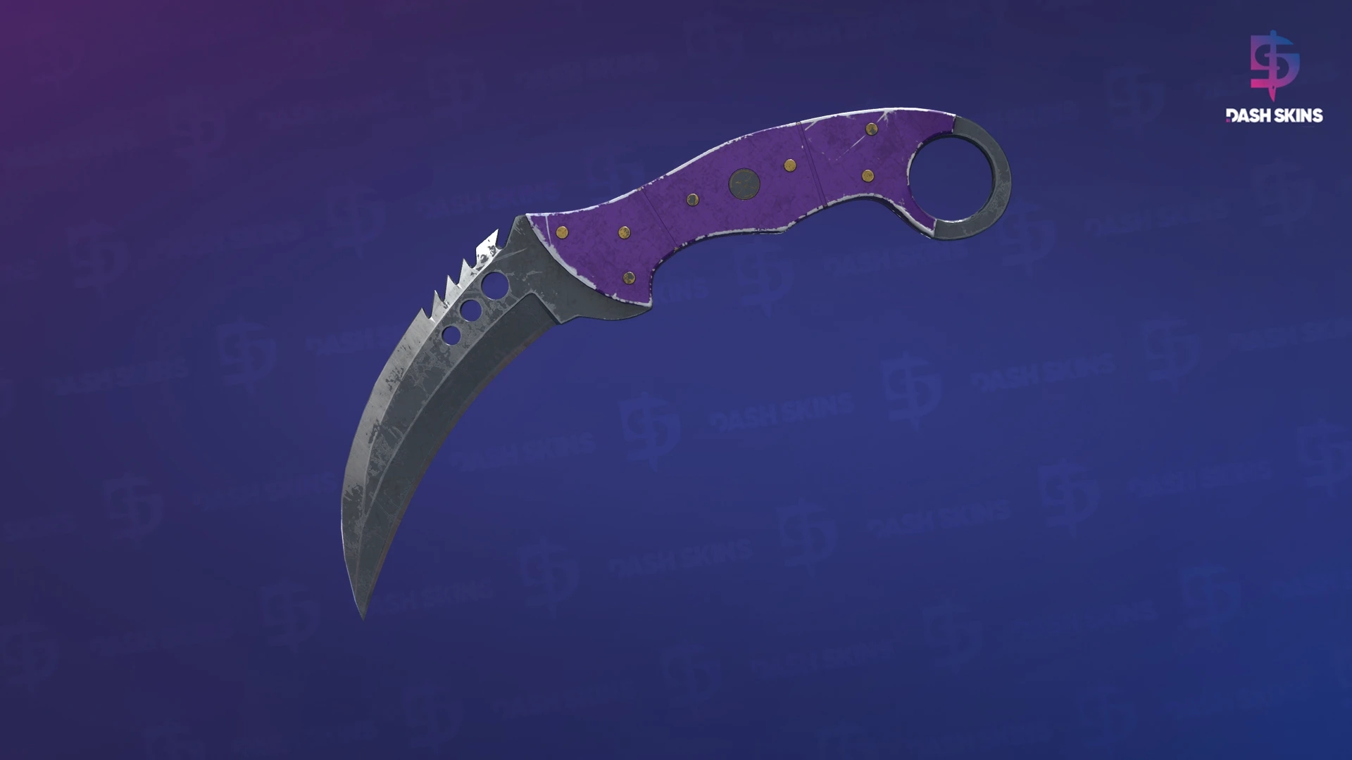 ★ Talon Knife | Ultraviolet (Battle-Scarred) Screenshot Playside