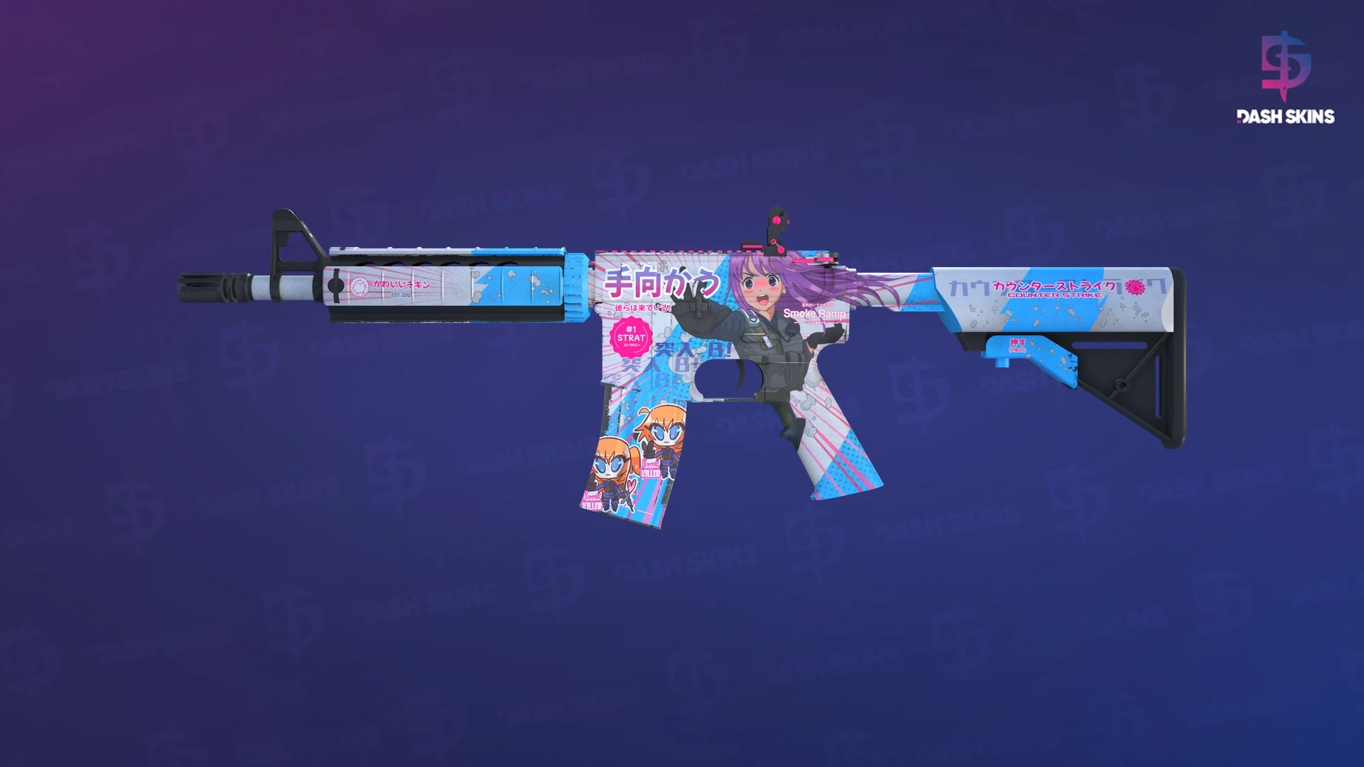 M4A4 | Temukau (Field-Tested) Screenshot Playside
