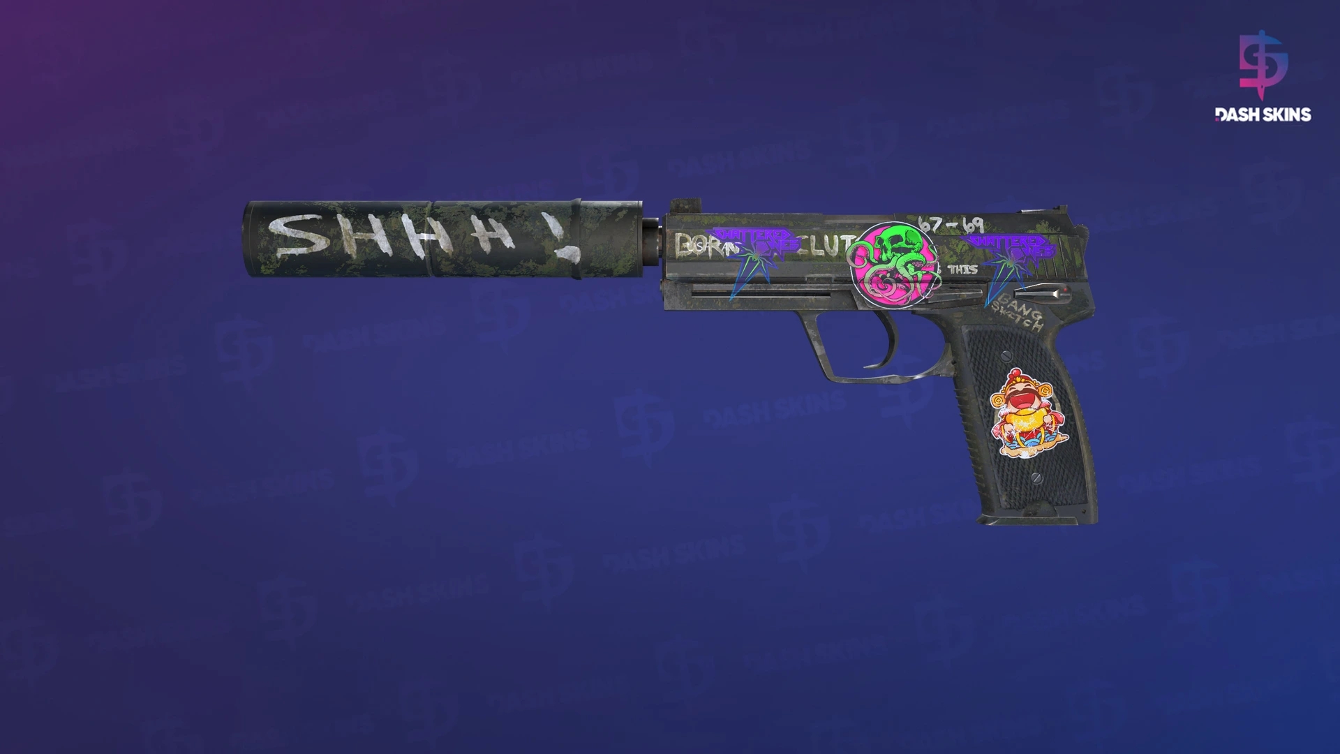USP-S | Flashback (Battle-Scarred) Screenshot Playside