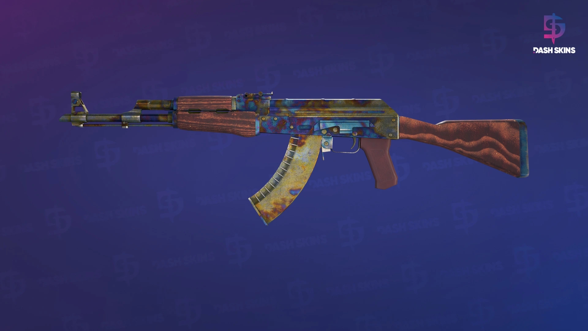 AK-47 | Case Hardened (Battle-Scarred) Screenshot Playside