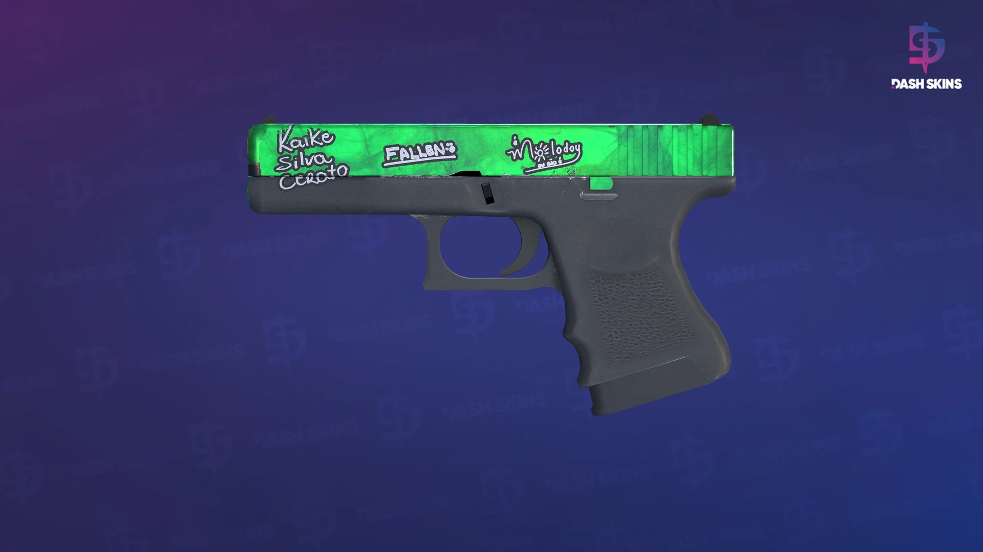 Glock-18 | Gamma Doppler (Minimal Wear) - Emerald Screenshot Playside