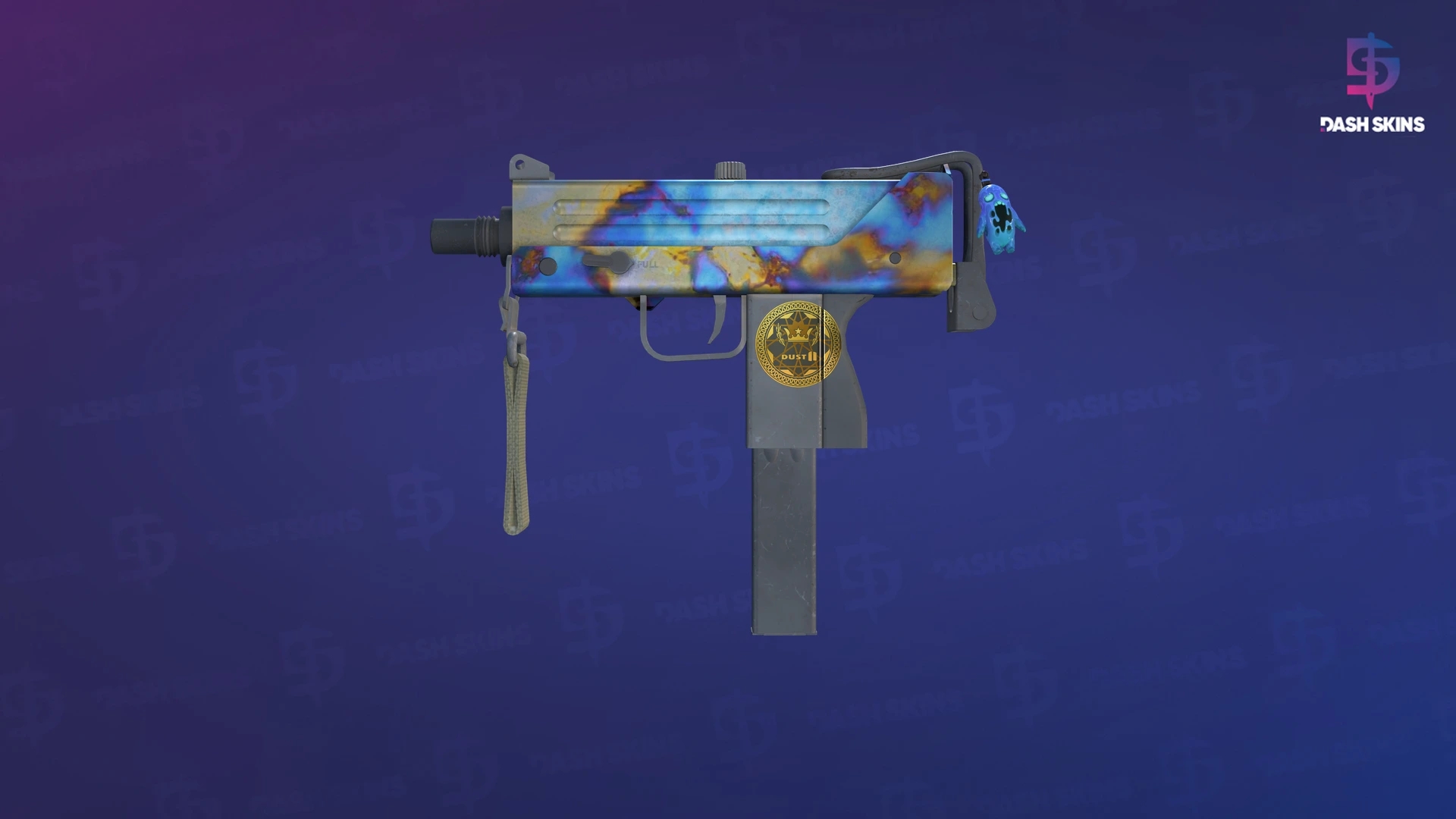 Souvenir MAC-10 | Case Hardened (Minimal Wear) Screenshot Playside
