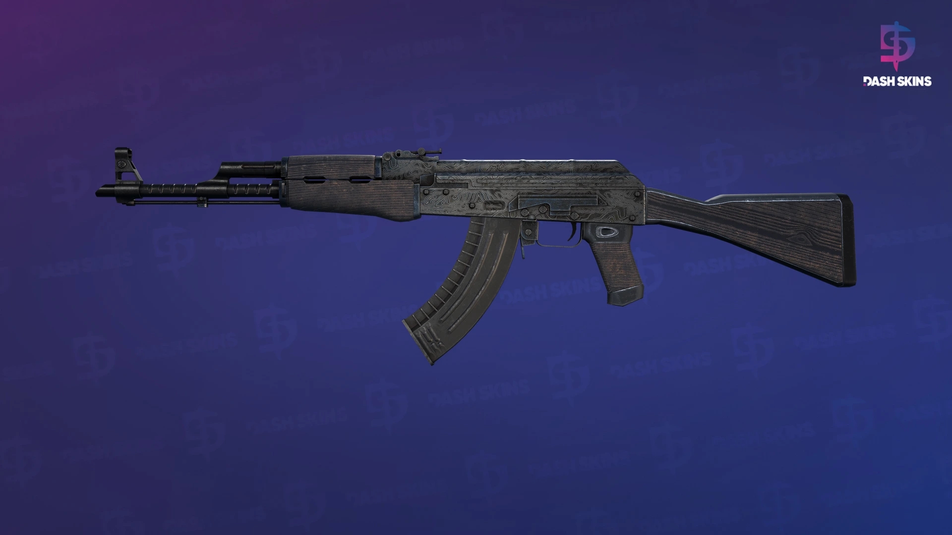 AK-47 | Steel Delta (Field-Tested) Screenshot Playside