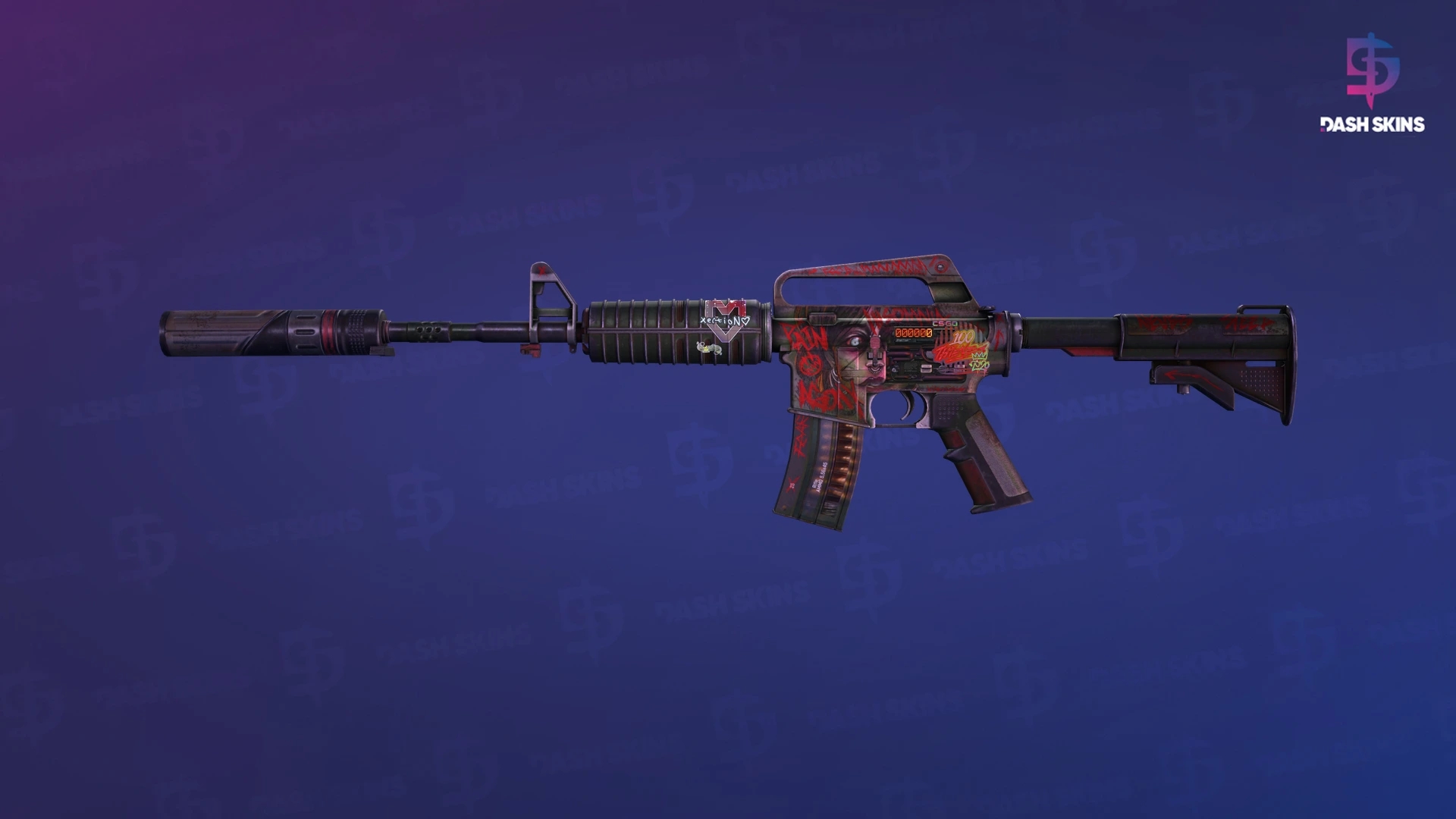 StatTrak™ M4A1-S | Night Terror (Field-Tested) Screenshot Playside