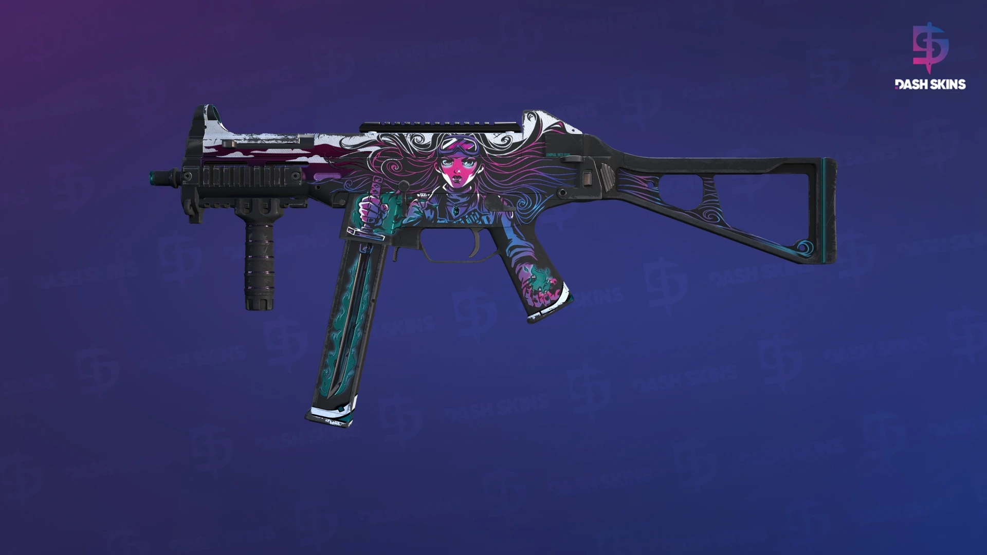 UMP-45 | Neo-Noir (Field-Tested) Screenshot Playside