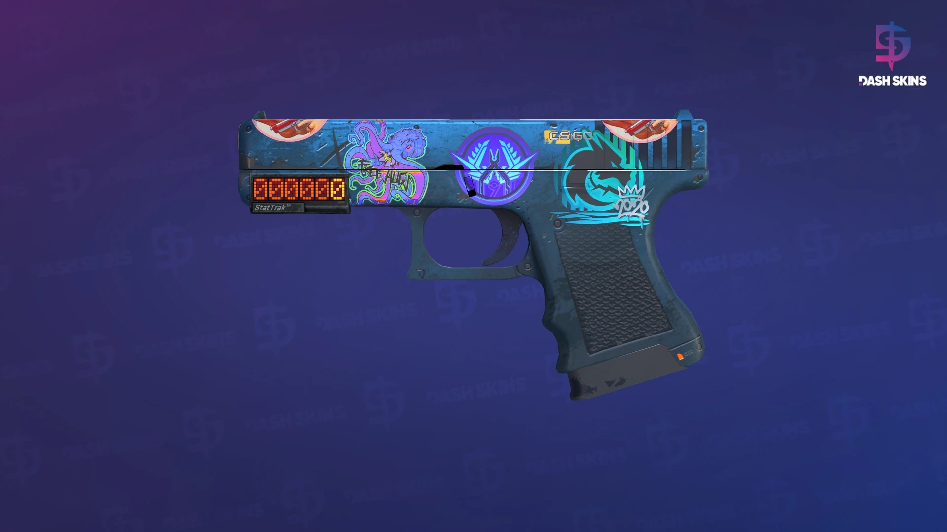 StatTrak™ Glock-18 | Off World (Well-Worn) Screenshot Playside