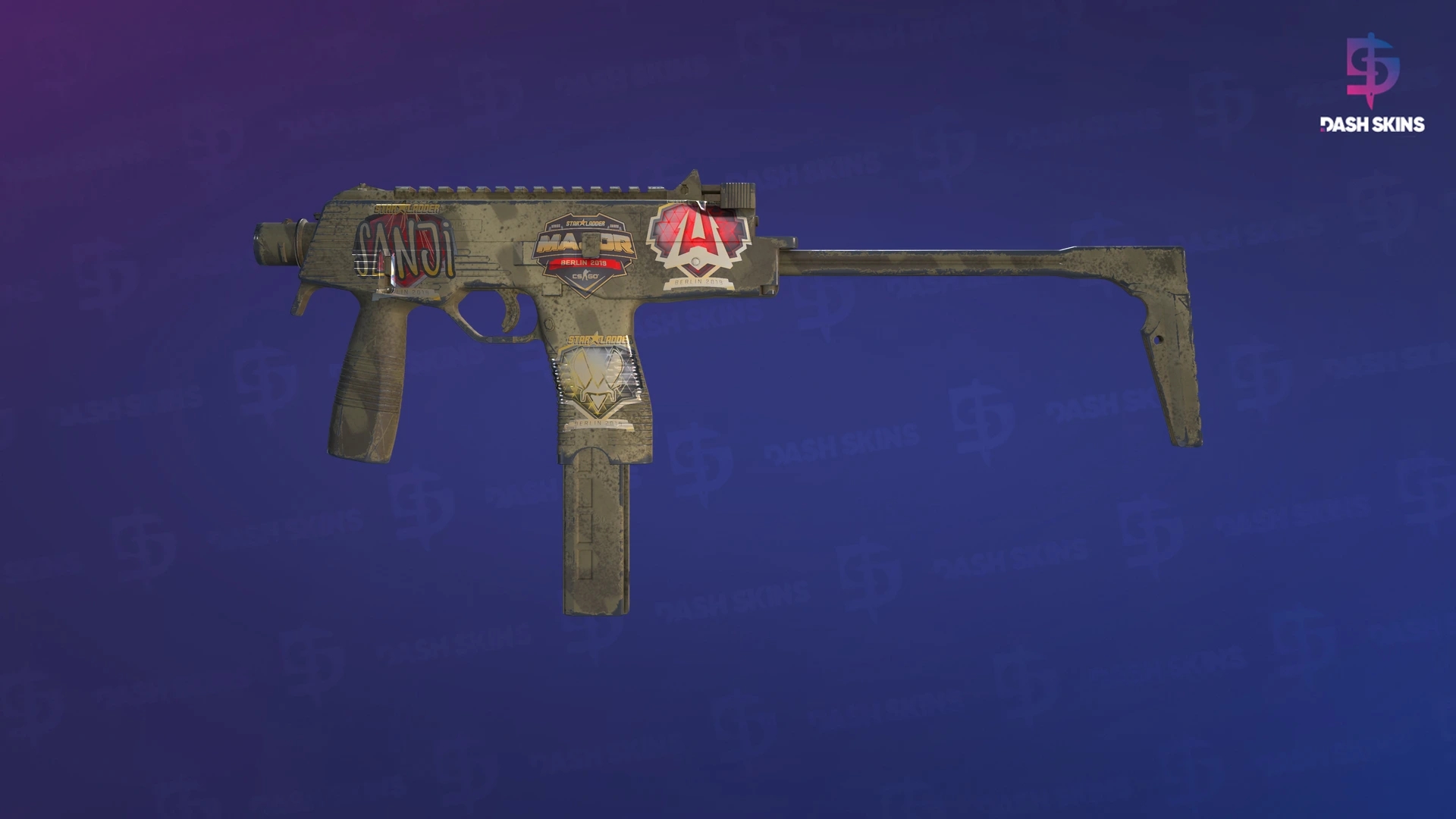 Souvenir MP9 | Sand Dashed (Minimal Wear) Screenshot Playside
