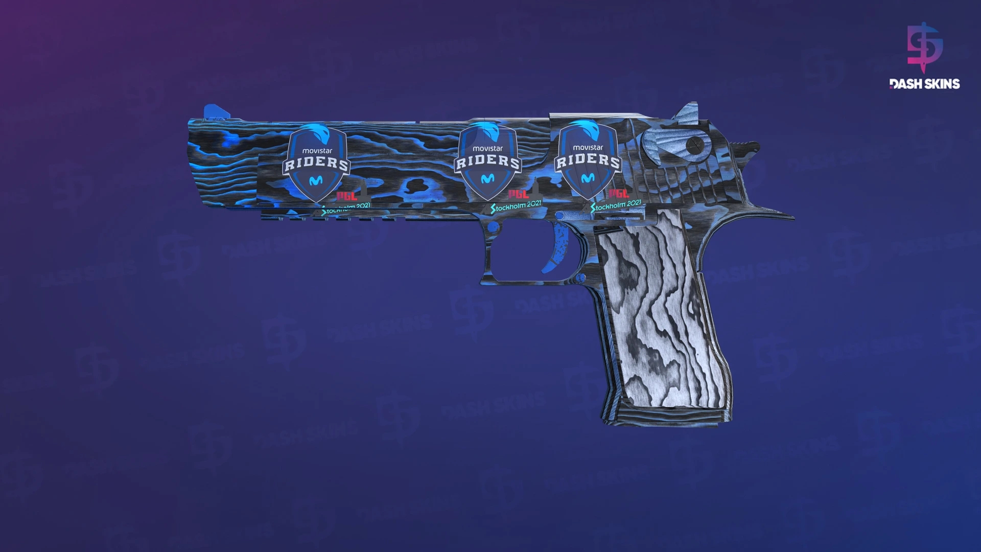 Desert Eagle | Blue Ply (Minimal Wear) Screenshot Playside