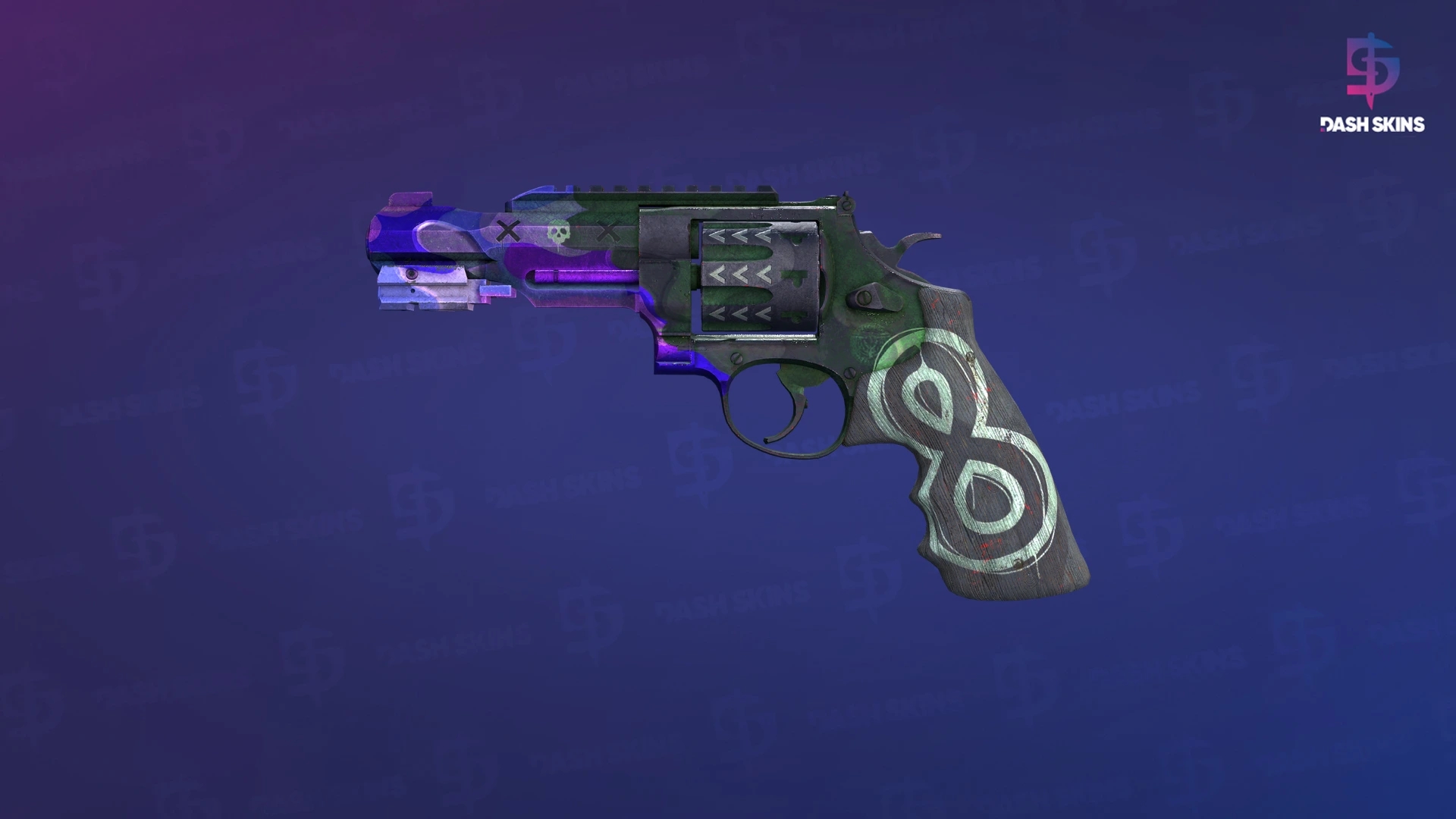 R8 Revolver | Crazy 8 (Battle-Scarred) Screenshot Playside