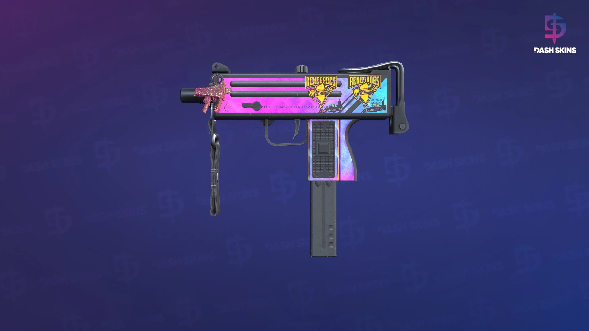 MAC-10 | Disco Tech (Field-Tested) Screenshot Playside