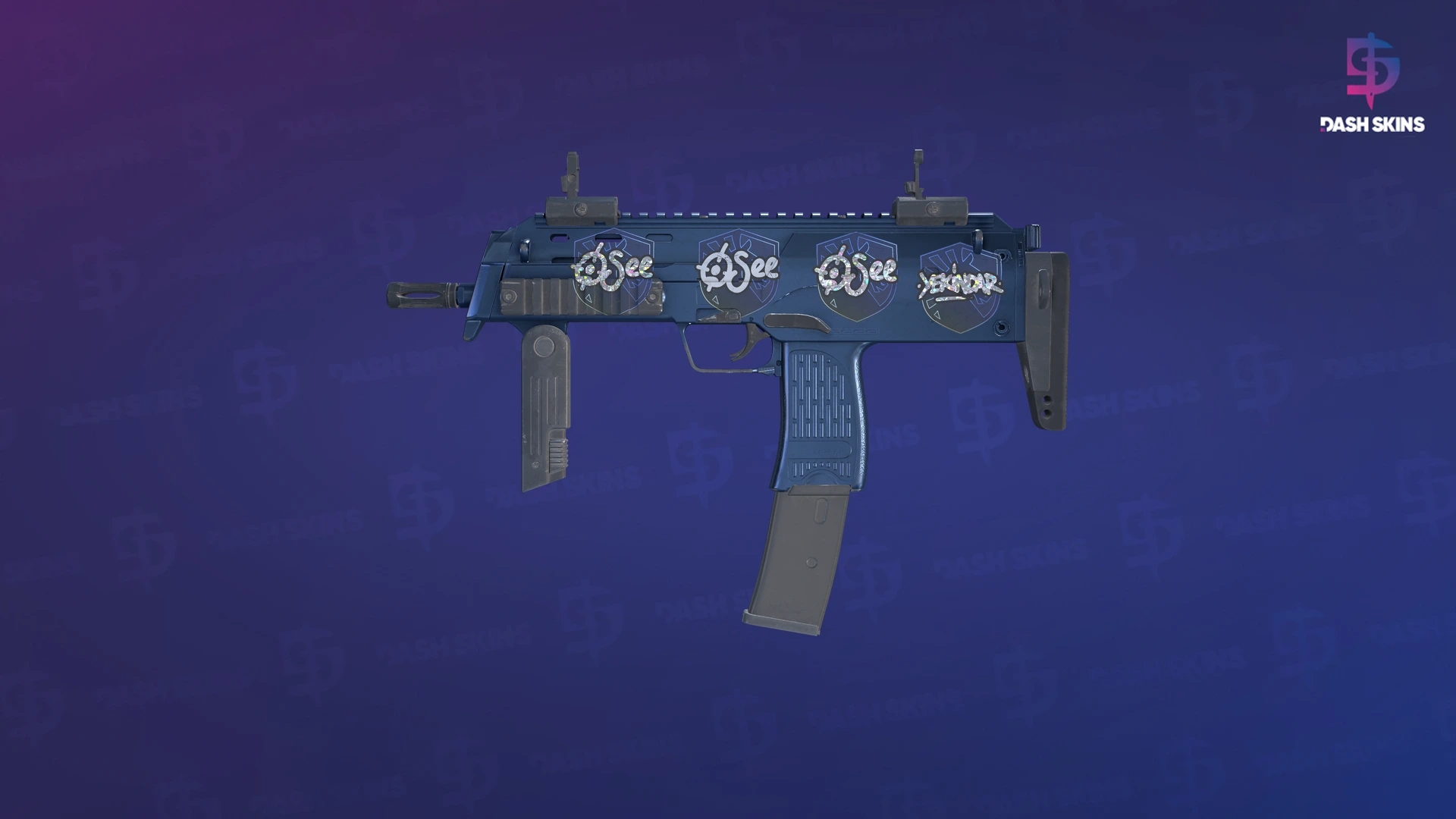 MP7 | Anodized Navy (Minimal Wear) Screenshot Playside