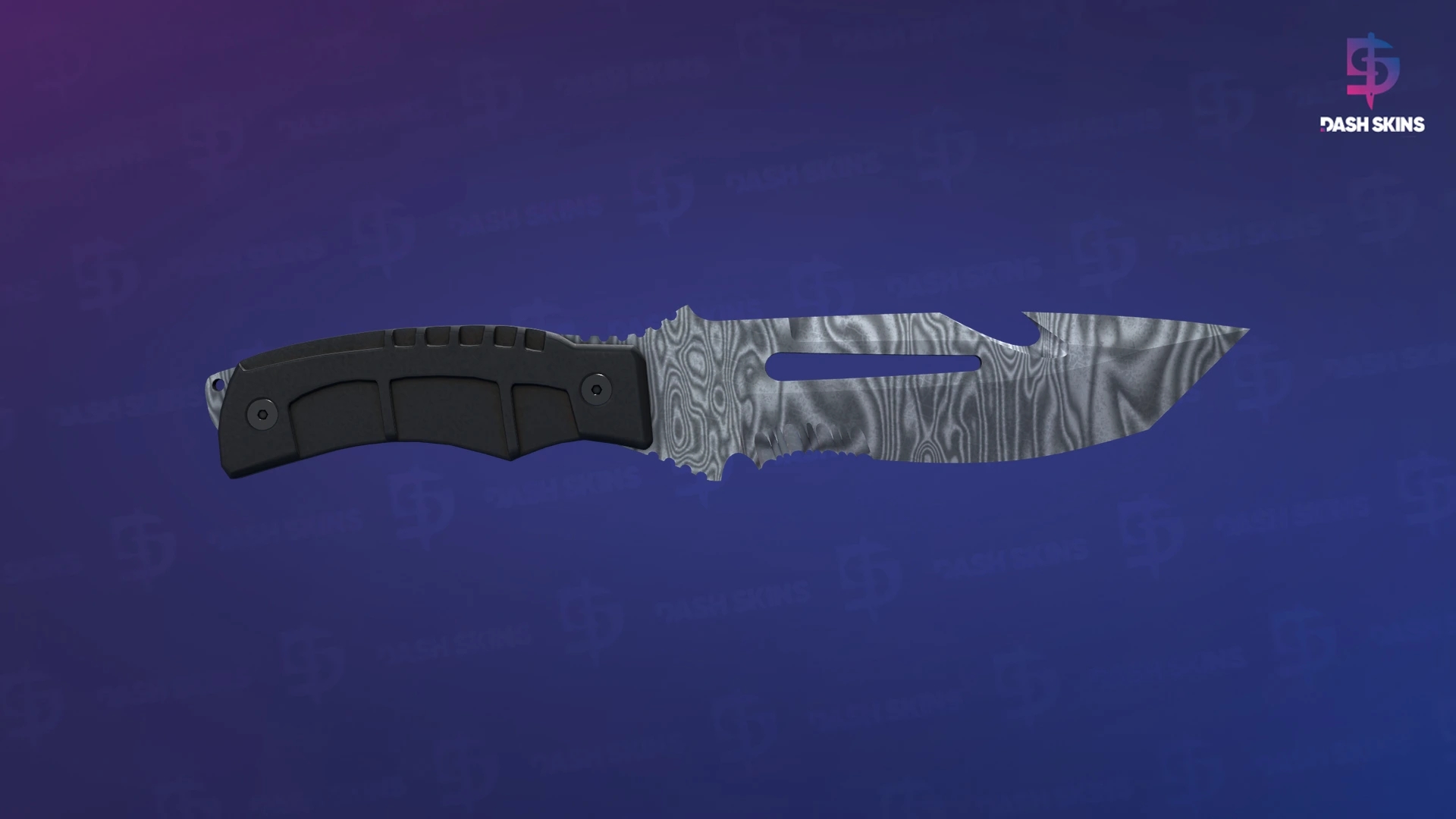 ★ Survival Knife | Damascus Steel (Field-Tested) Screenshot Playside