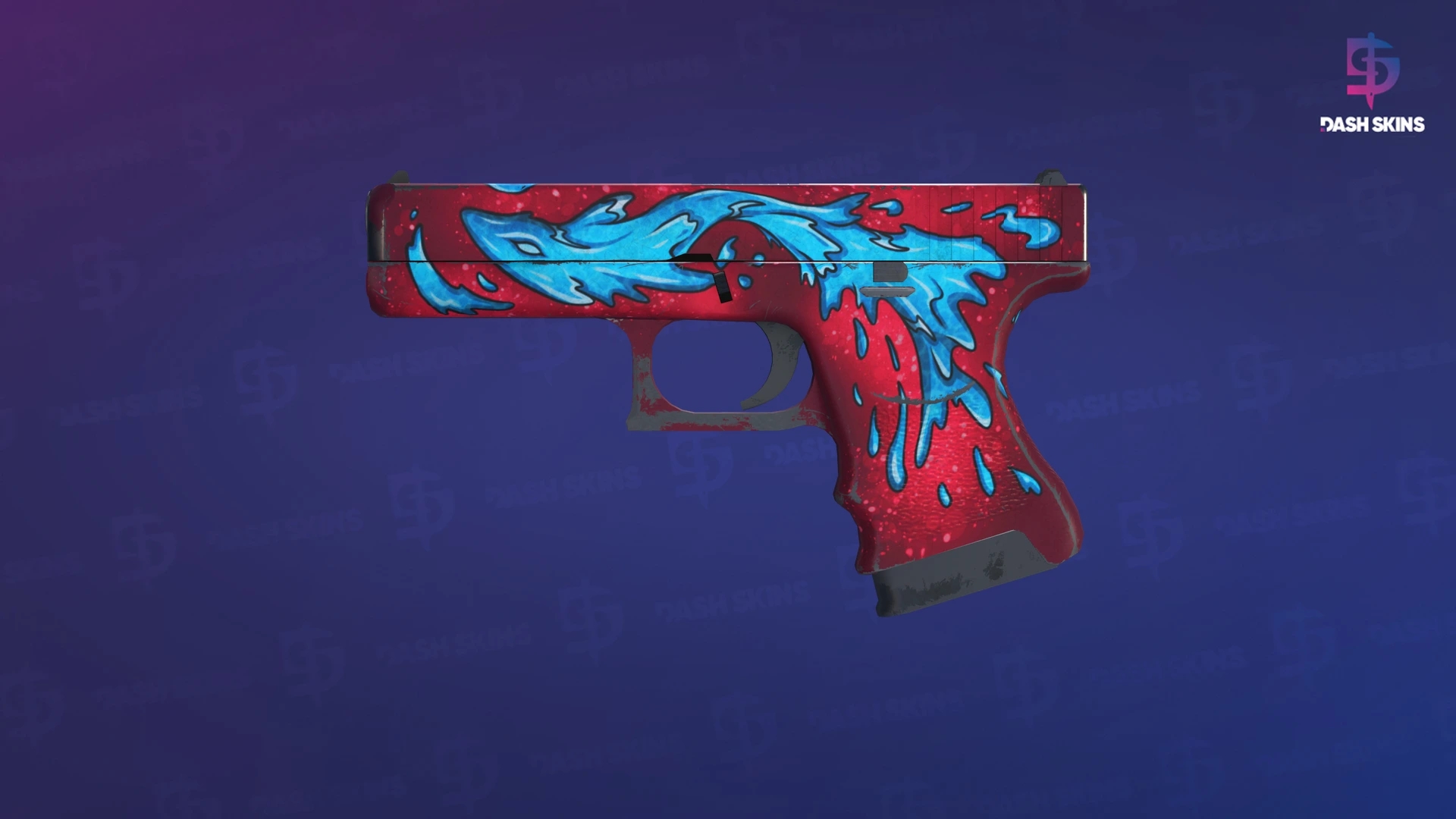 Glock-18 | Water Elemental (Field-Tested) Screenshot Playside