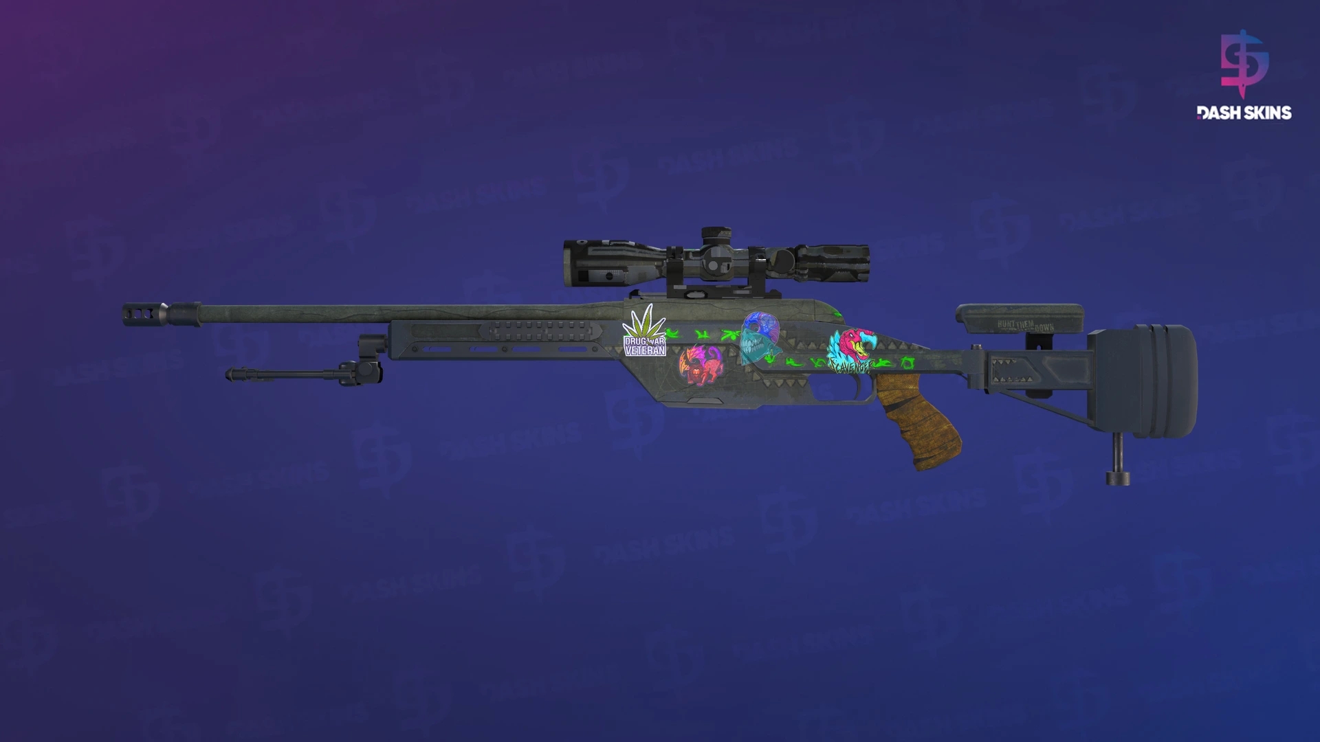SSG 08 | Necropos (Battle-Scarred) Screenshot Playside