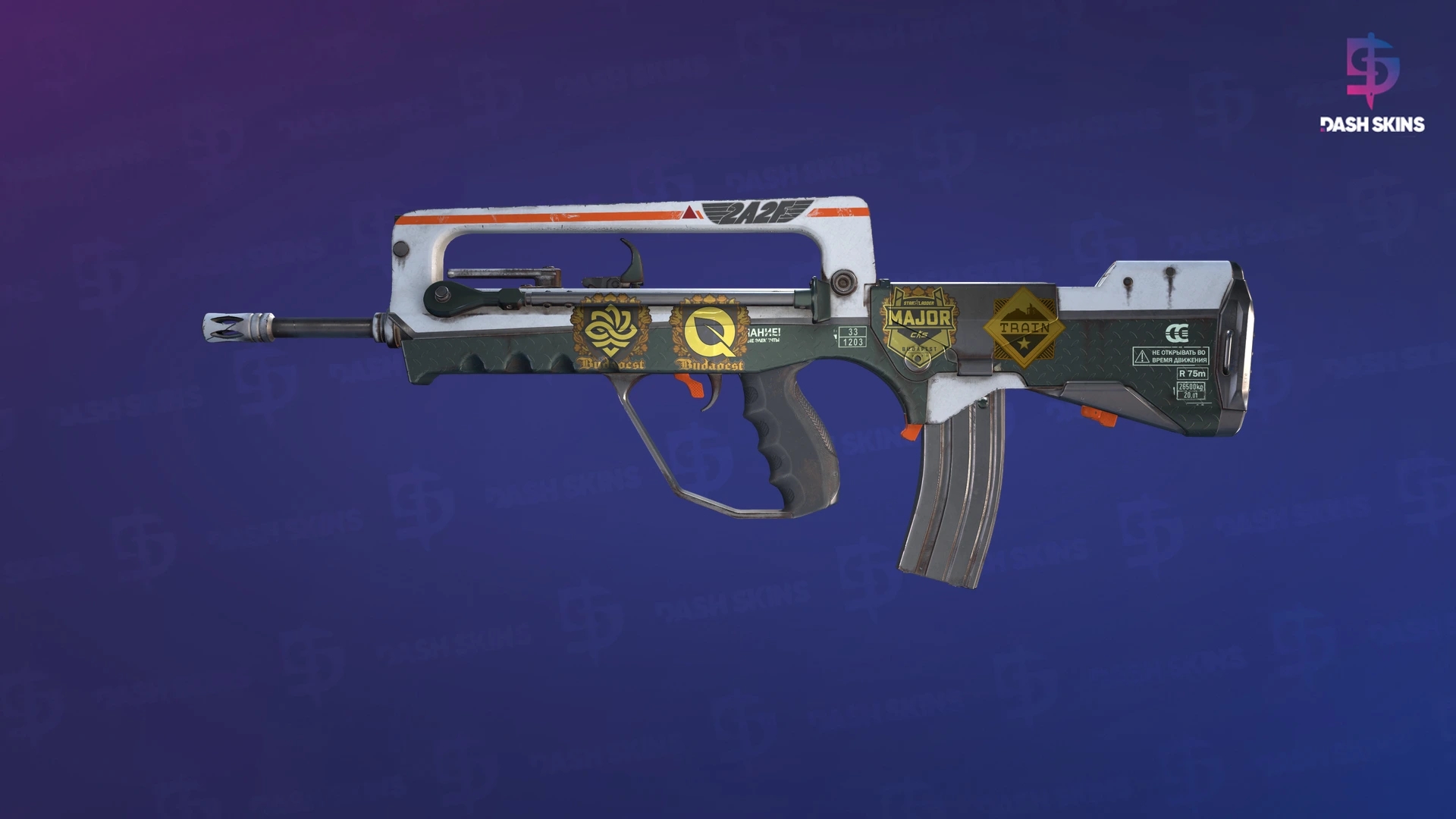 Souvenir FAMAS | 2A2F (Minimal Wear) Screenshot Playside