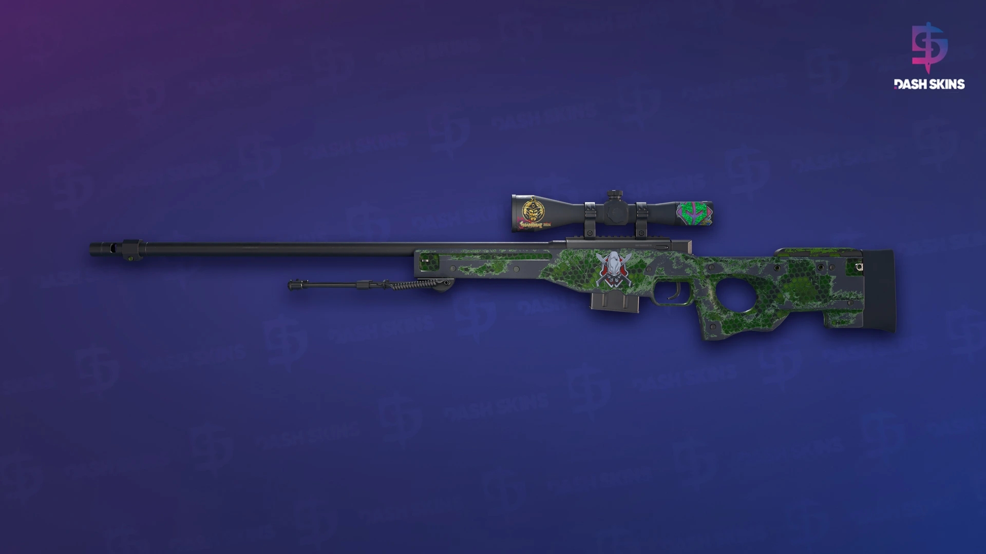 AWP | Pit Viper (Well-Worn) Screenshot Playside