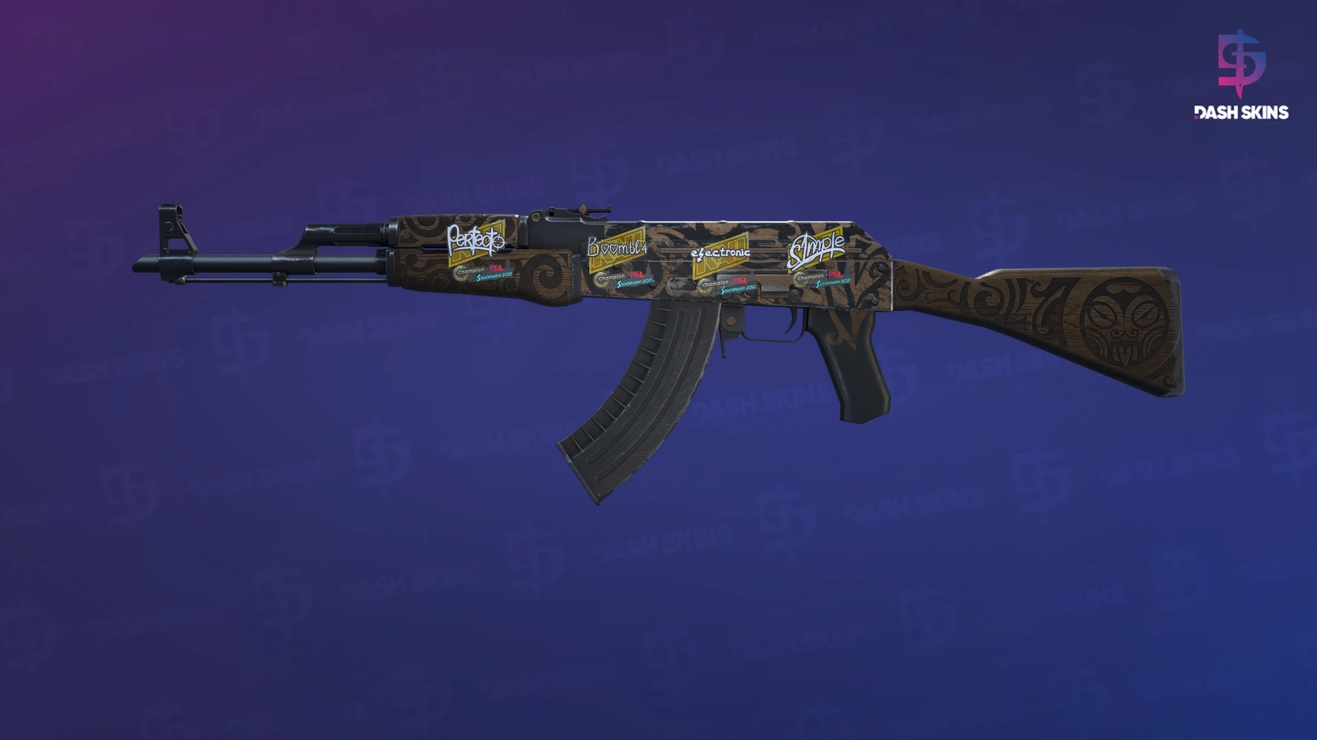 AK-47 | Uncharted (Field-Tested) Screenshot Playside