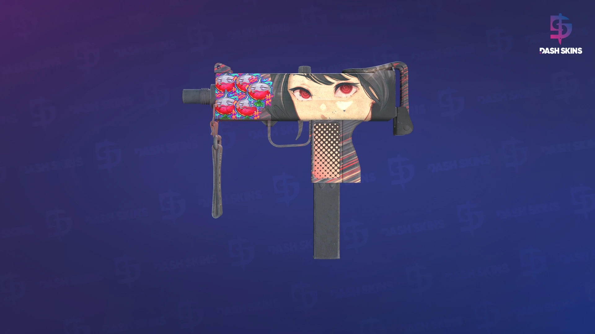 MAC-10 | Sakkaku (Well-Worn) Screenshot Playside