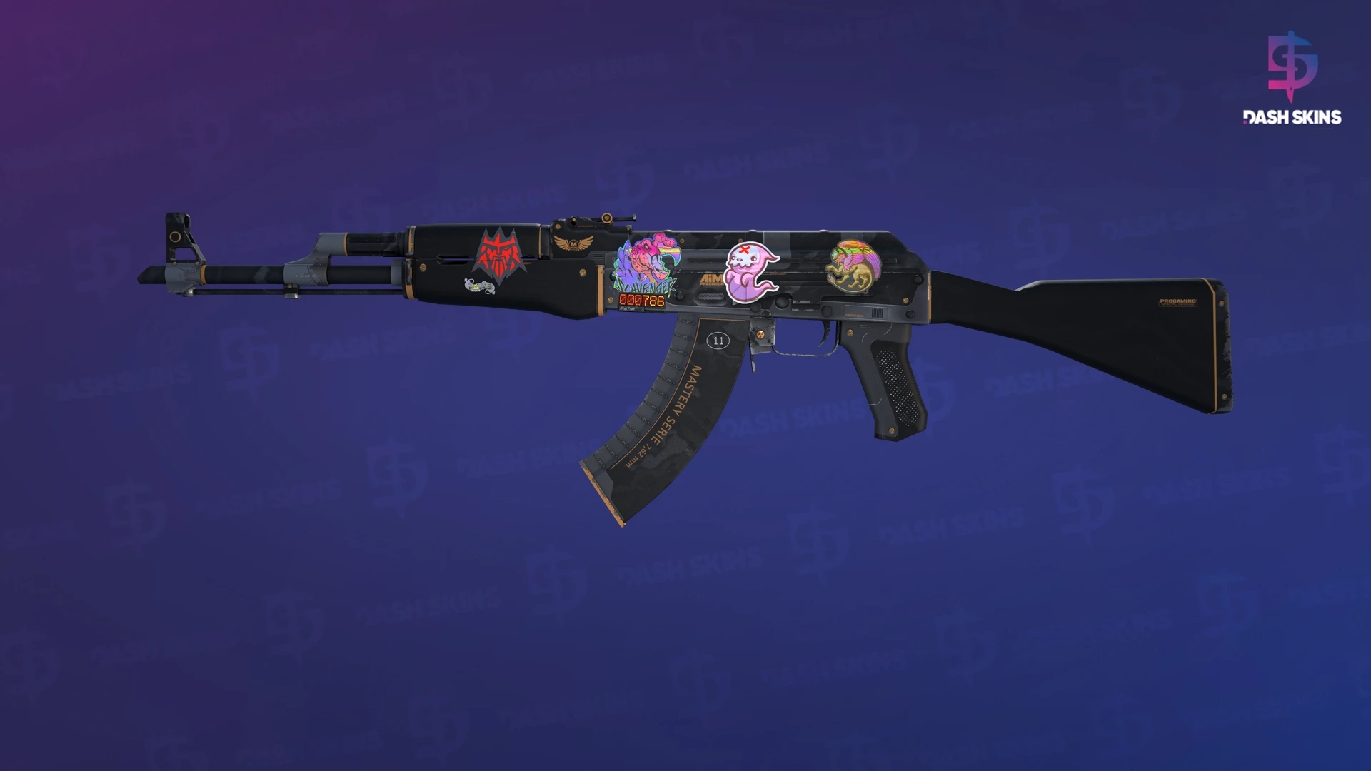 StatTrak™ AK-47 | Elite Build (Minimal Wear) Screenshot Playside