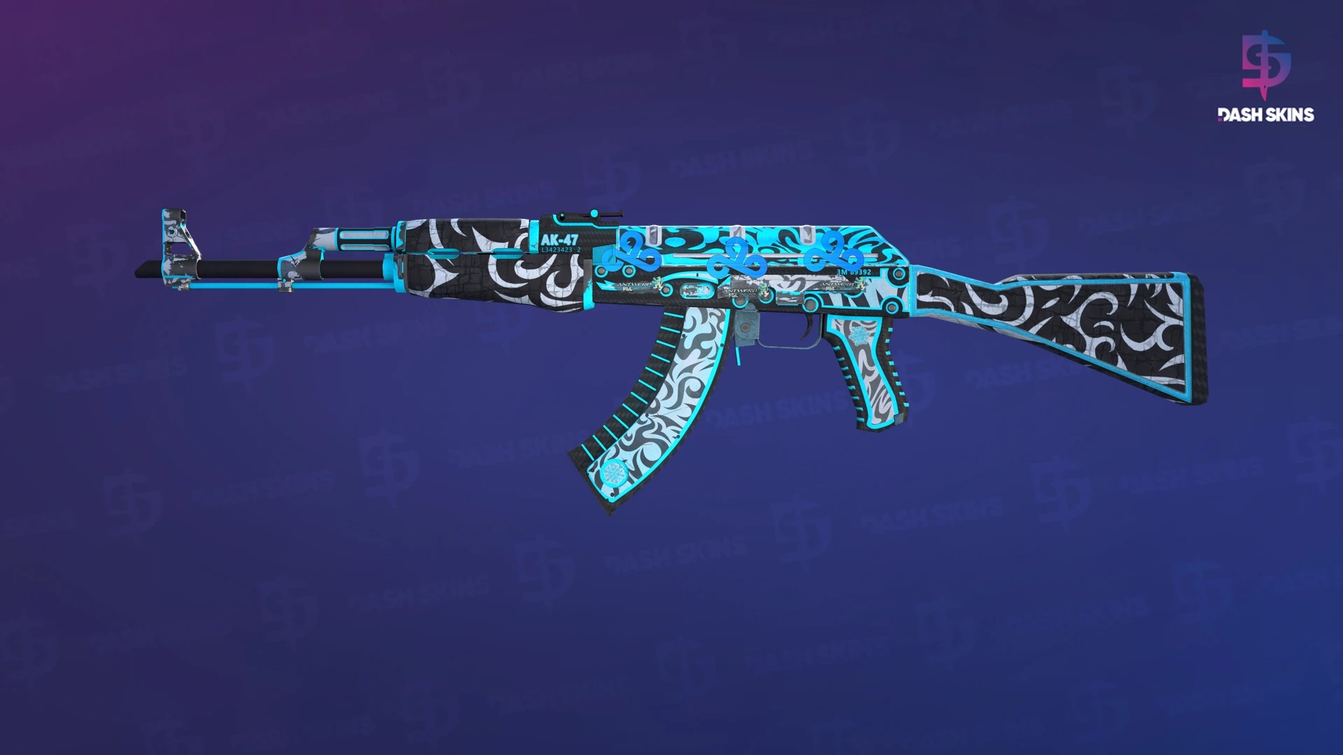 AK-47 | Frontside Misty (Field-Tested) Screenshot Playside