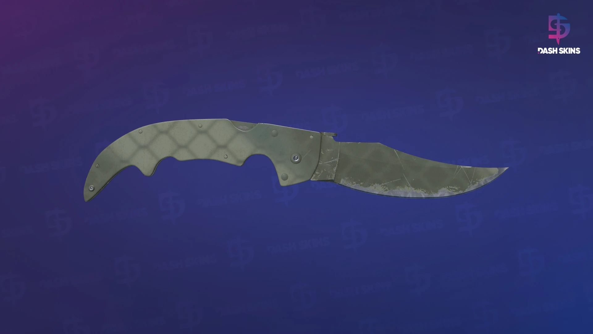 ★ Falchion Knife | Safari Mesh (Field-Tested) Screenshot Playside