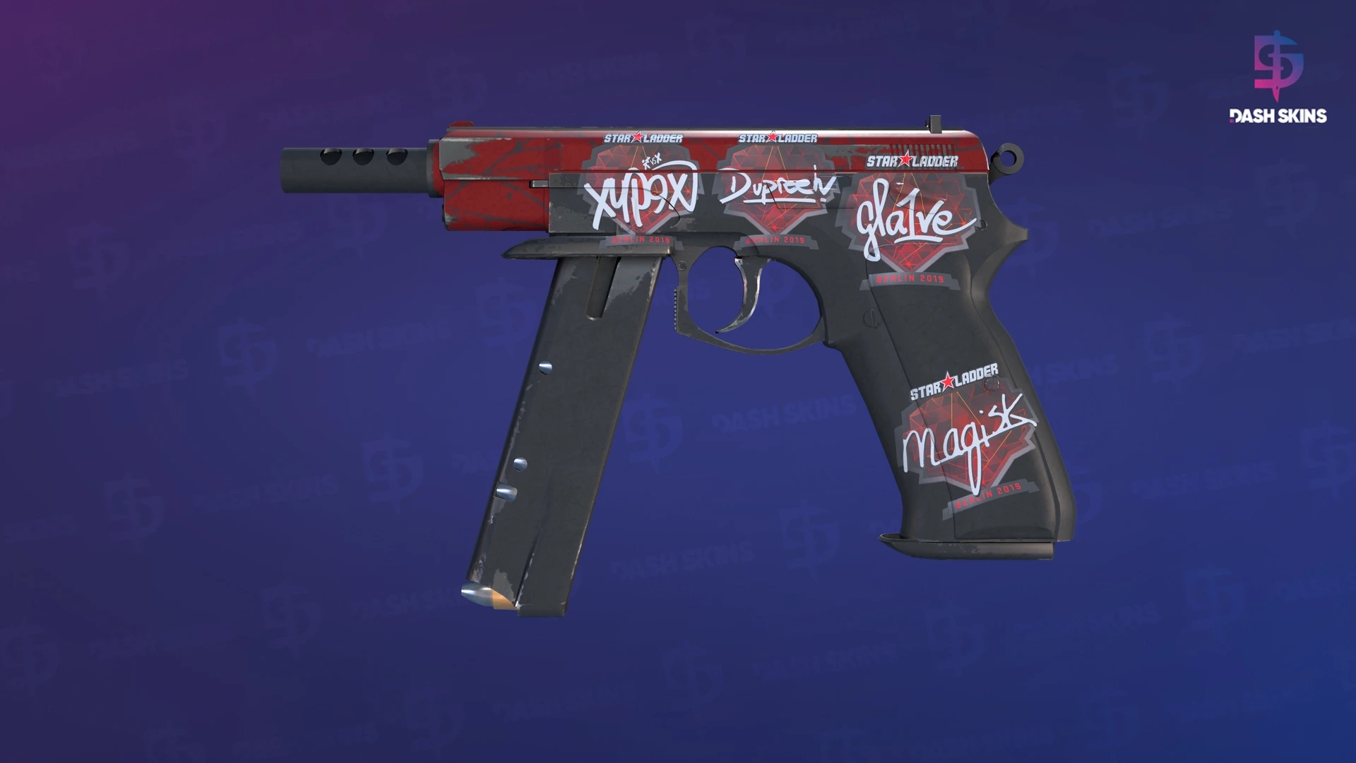 CZ75-Auto | Crimson Web (Field-Tested) Screenshot Playside