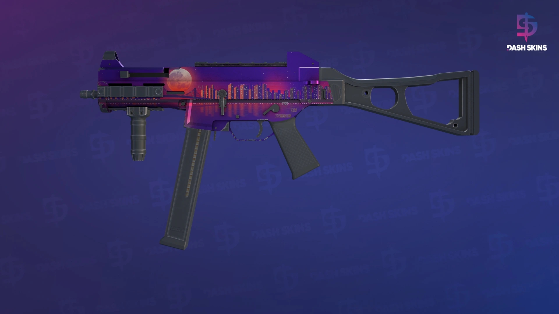 UMP-45 | Moonrise (Minimal Wear) Screenshot Playside