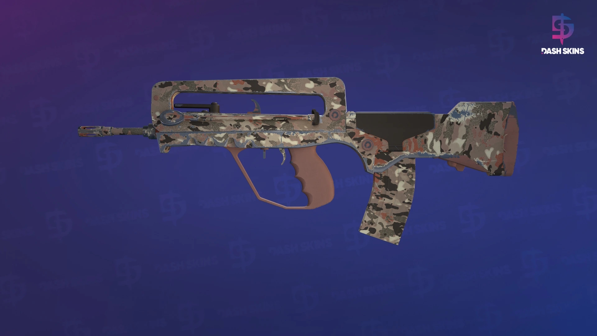 FAMAS | CaliCamo (Minimal Wear) Screenshot Playside