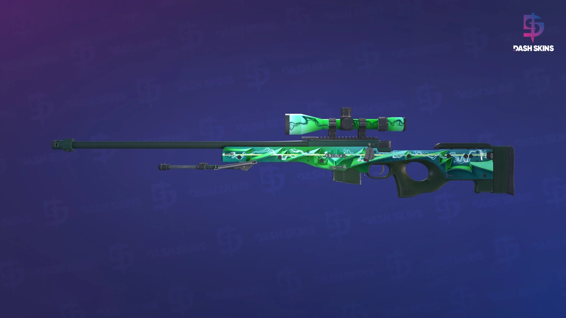 AWP | Green Energy (Minimal Wear) Screenshot Playside