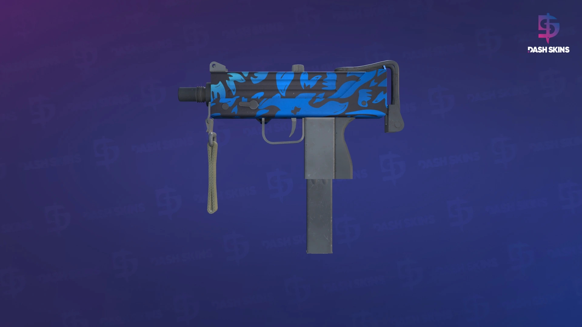 MAC-10 | Oceanic (Minimal Wear) Screenshot Playside